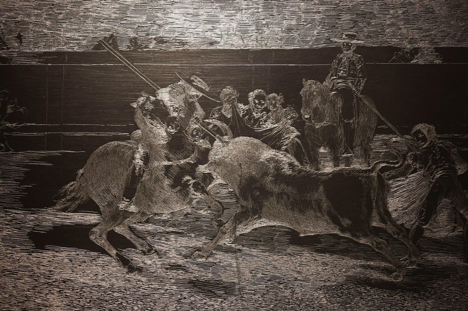 La exposición 'Goya/Picasso. Tauromaquias' del Centro Cultural Fundación Unicaja, en fotos