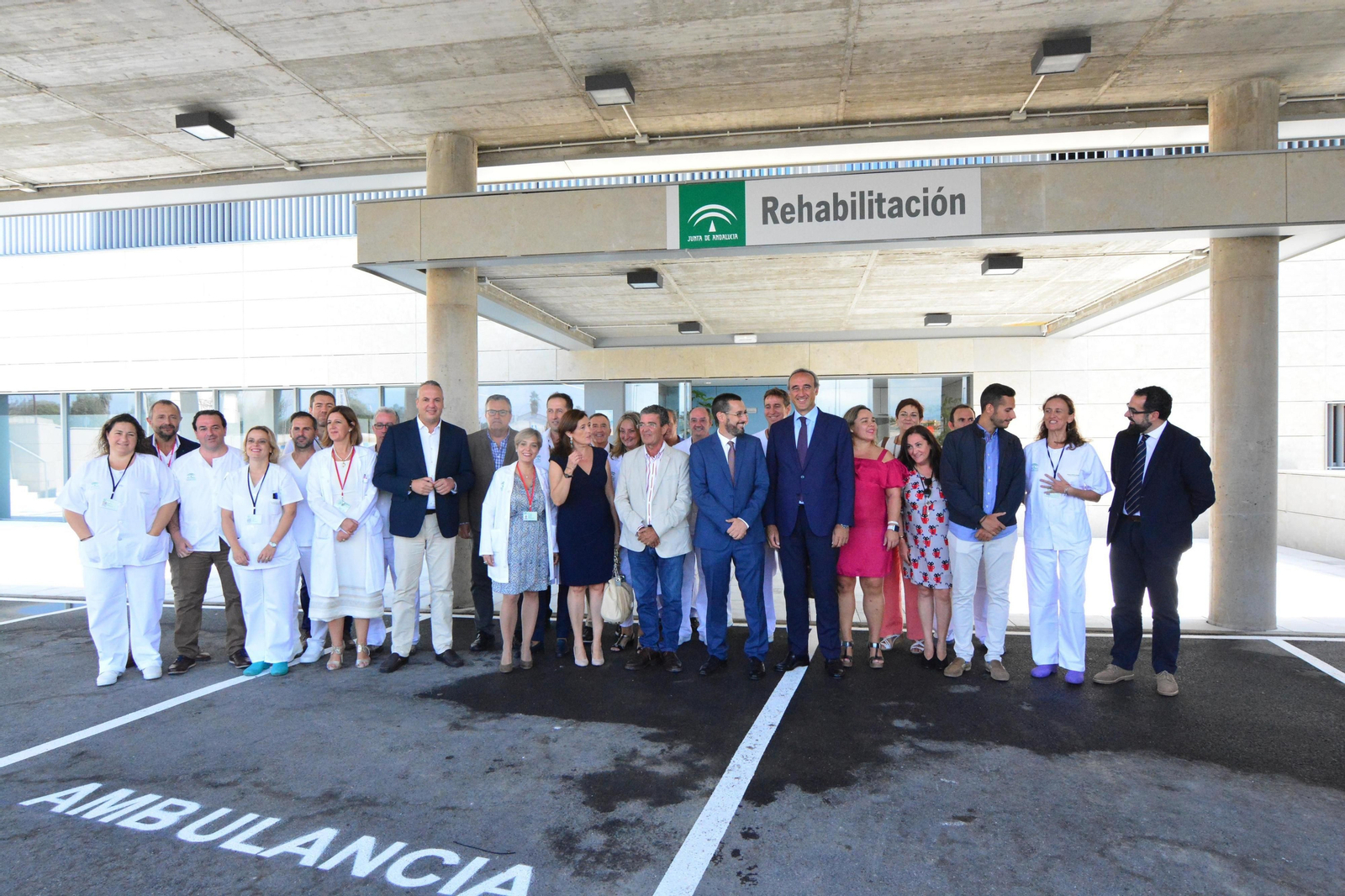 Apertura del centro de rehabilitación de La Linea, en septiembre de 2017