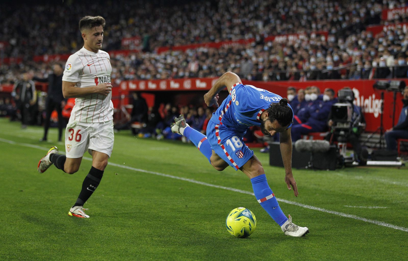 Las imágenes del Sevilla fc-Atlético de Madrid
