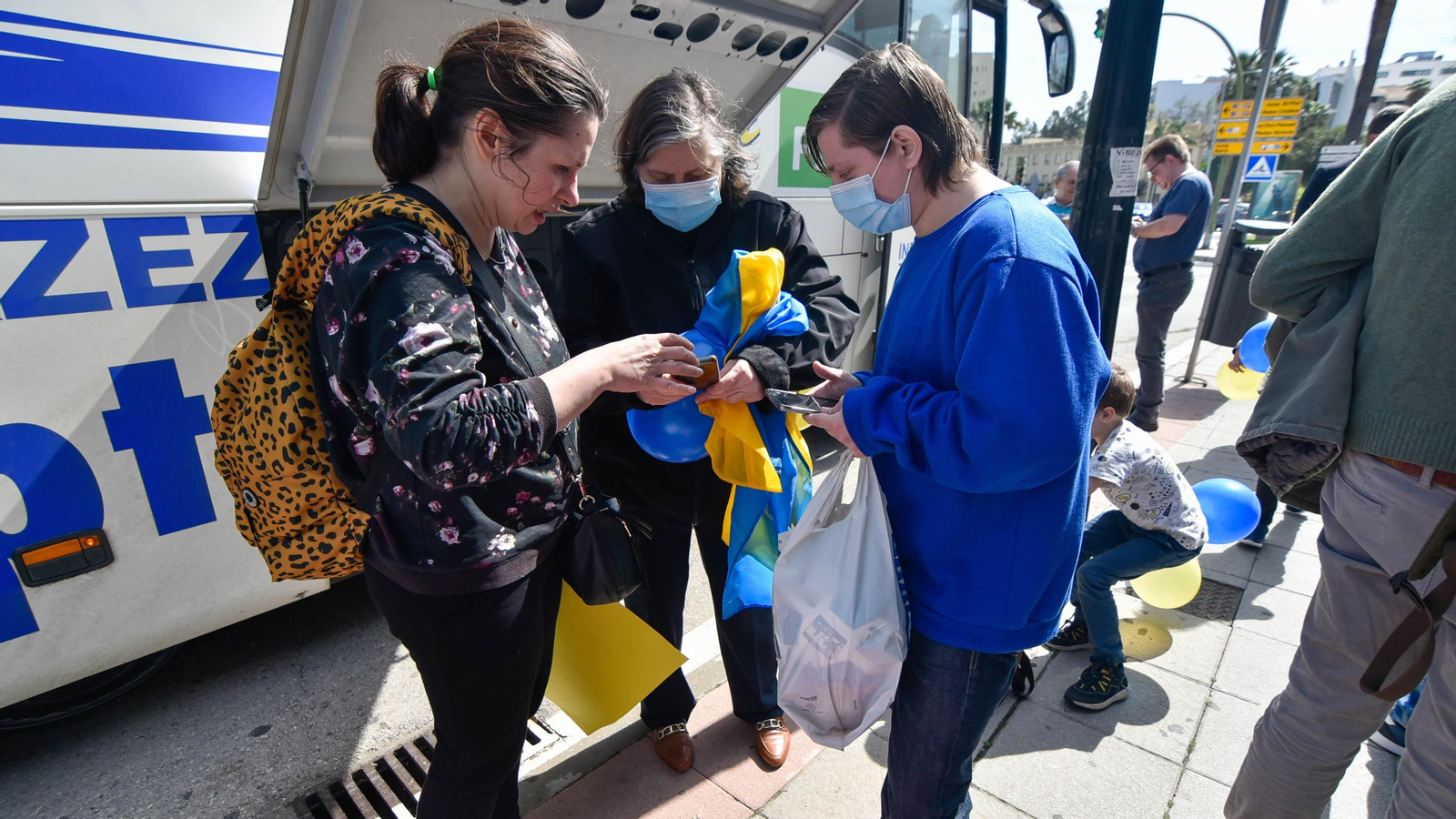 Llegada de refugiados ucranianos a Algeciras