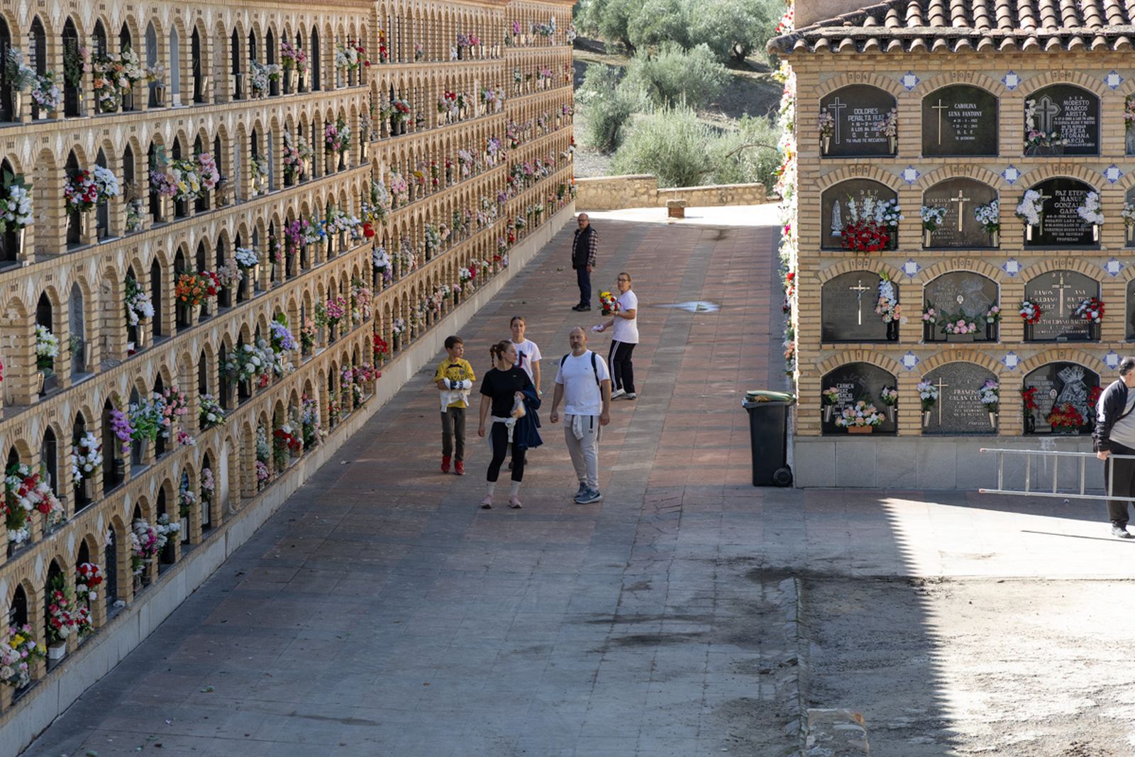 Día de Los Santos en el cementerio de San Fernando y San Eufrasio de Jaén, en imágenes