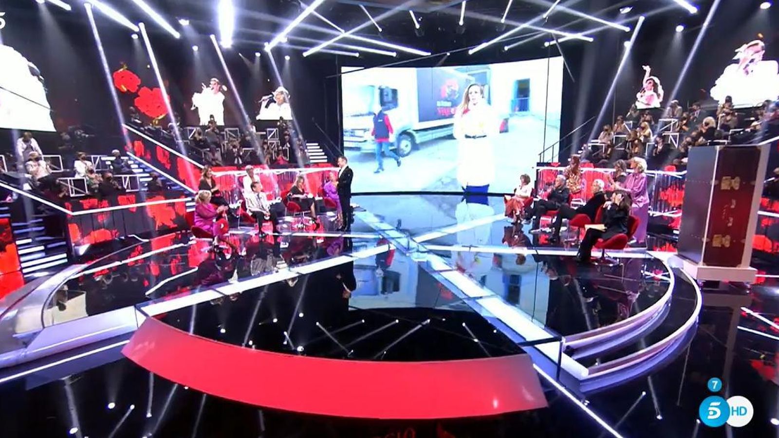 Momento de 'El último viaje de Rocío', el especial en recuerdo de Rocío Jurado.