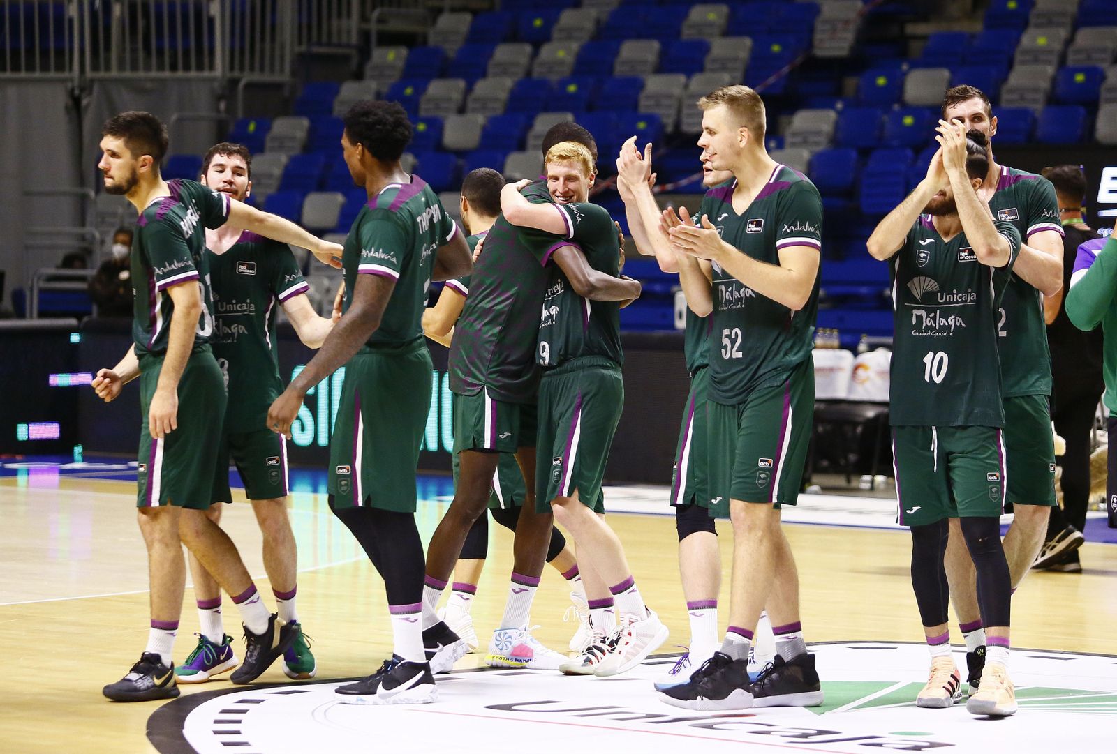 El Unicaja-Obradoiro, en fotos