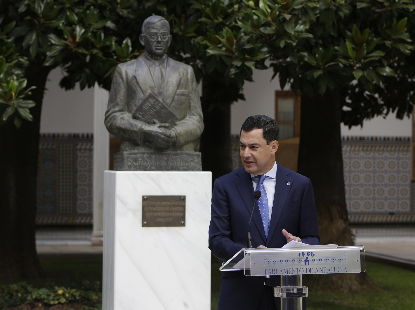 Acto de homenaje a Blas Infante en el Parlamento