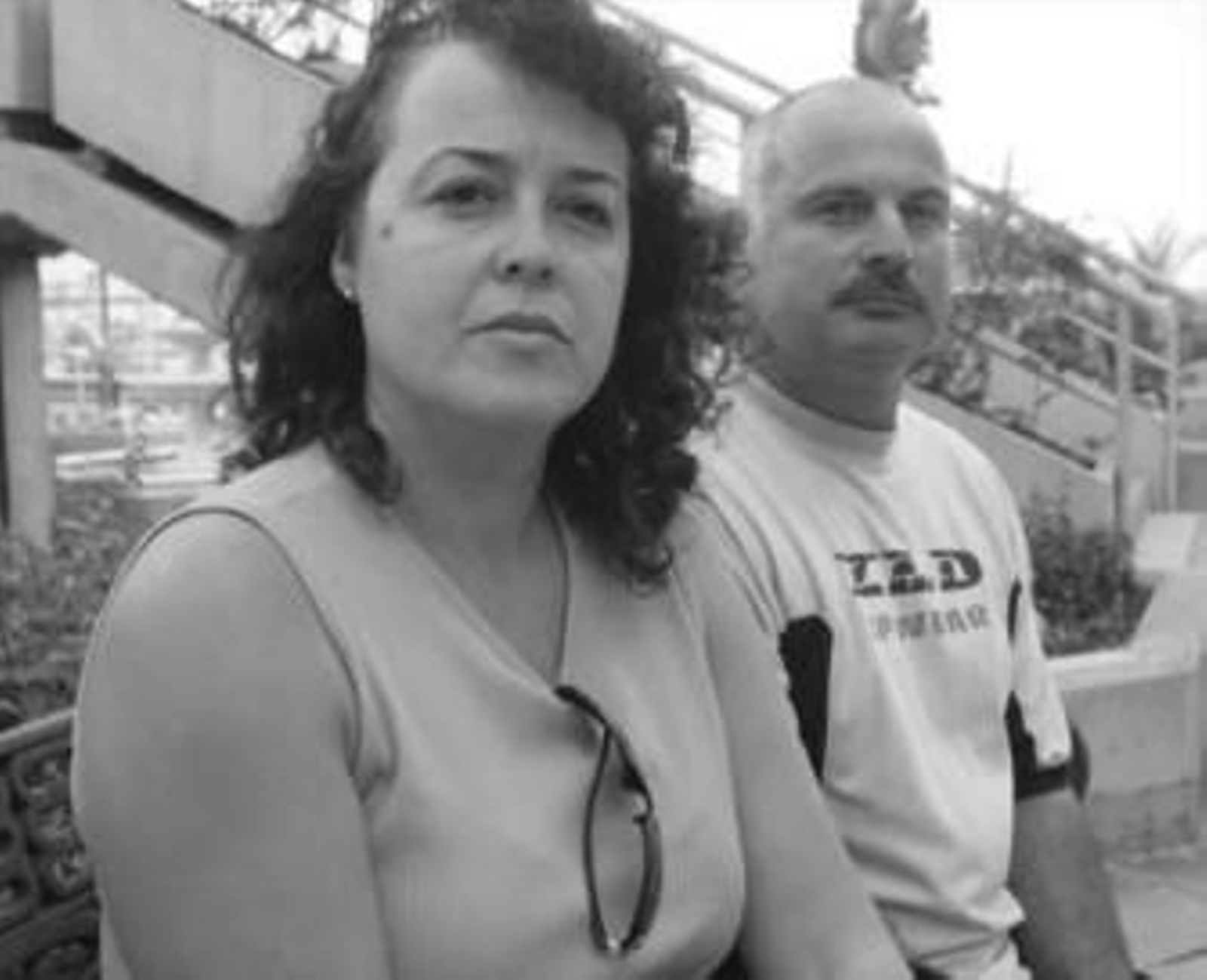 Ana María Salas y Marcel Andrés, ayer, en Algeciras.