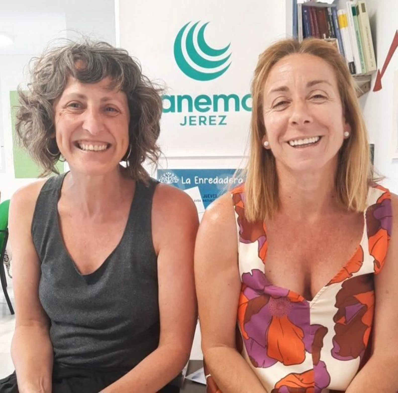 Kika González y Tere Chamizo. Kika González y Tere Chamizo.