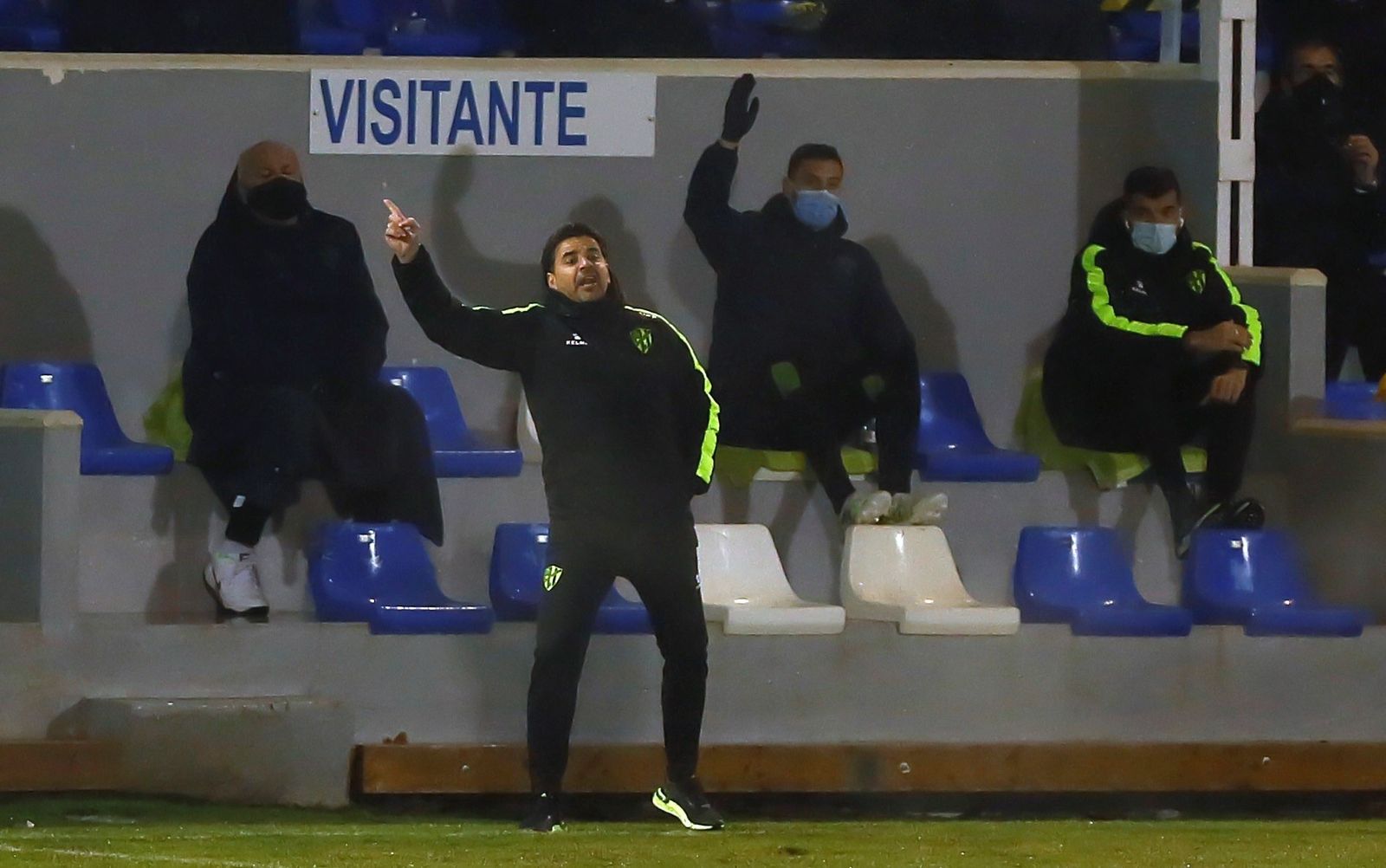 El entrenador del Huesca, Míchel.