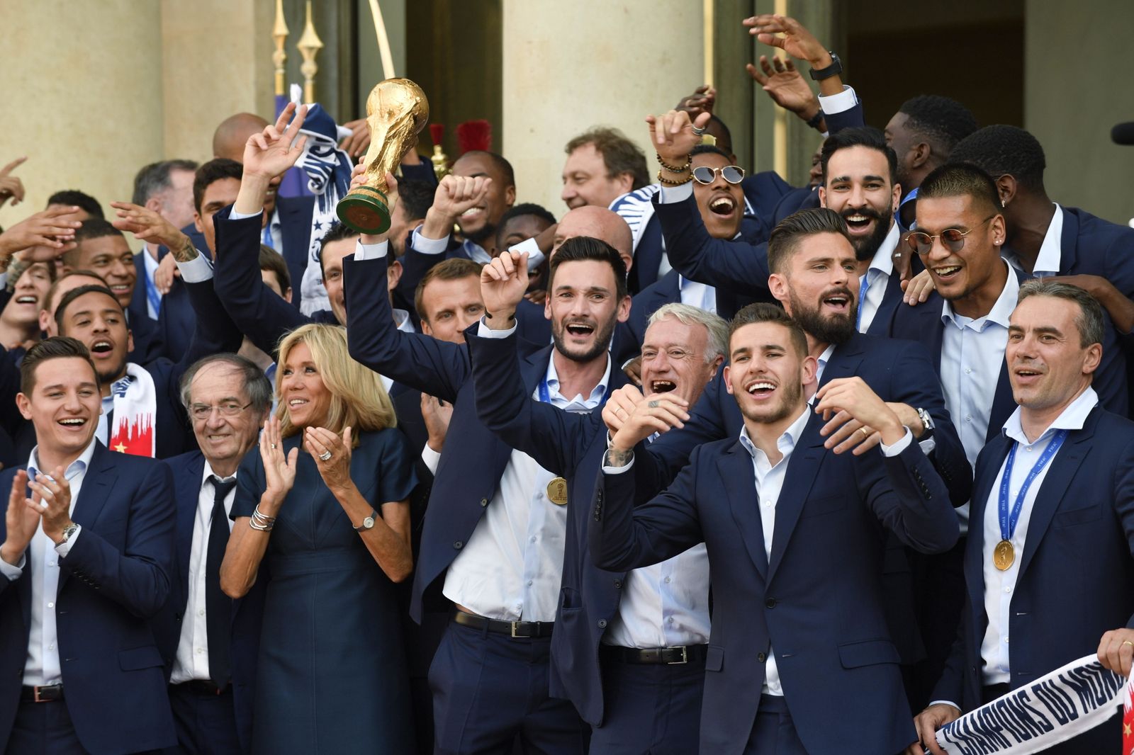 Francia celebra el triunfo de su selección en el Mundial