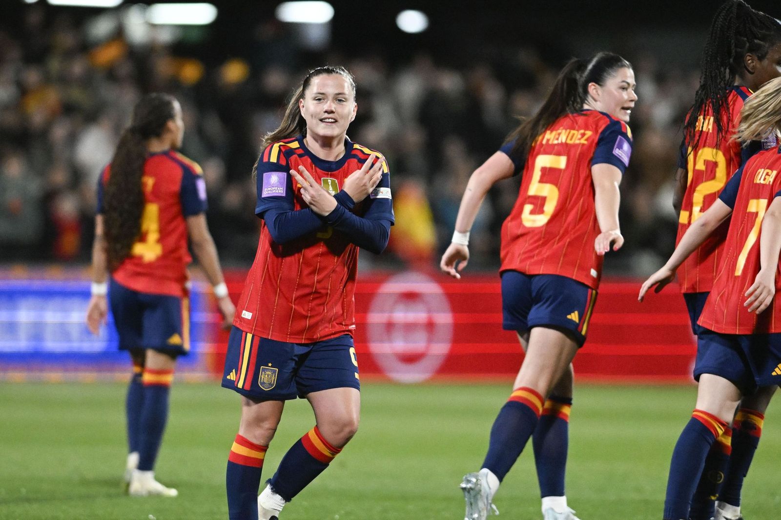 Las fotos del España-Islandia de fútbol femenino