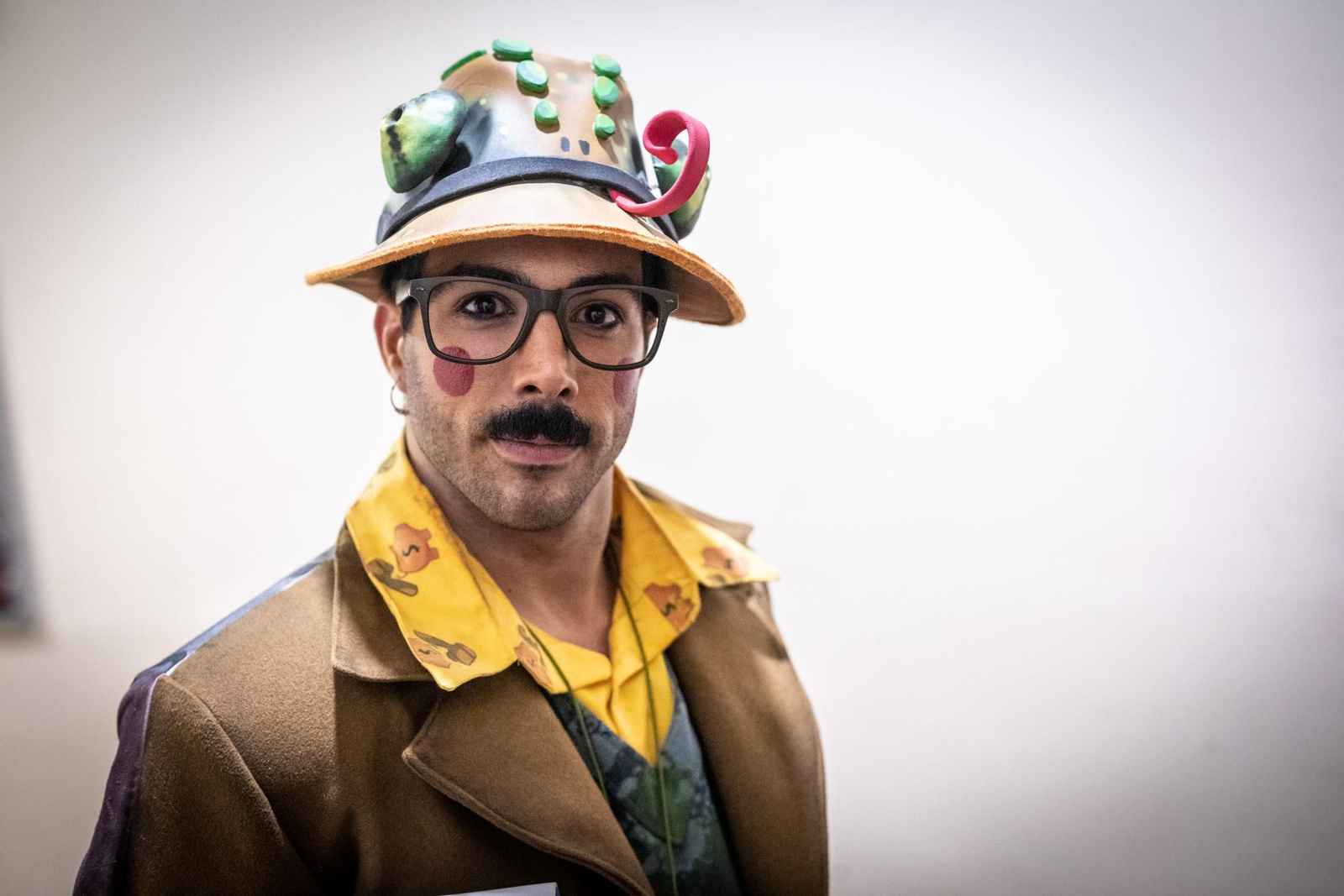 Andrés Cruz, integrante de la chirigota 'Los morosos'.