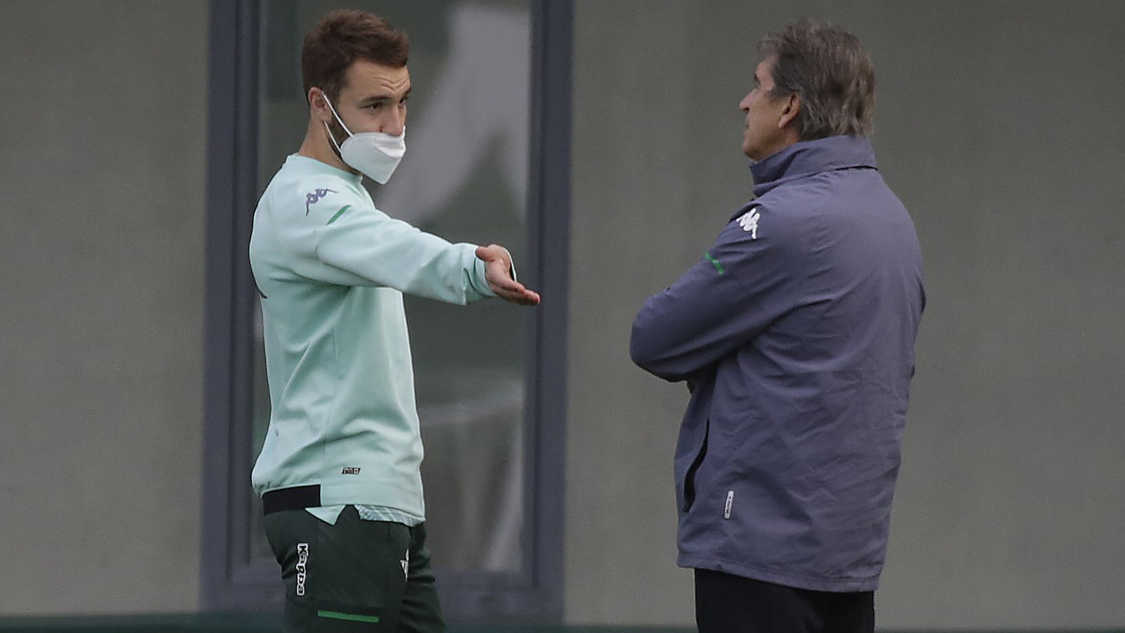 Otro momento de la charla entre Loren y Pellegrini el pasado martes.