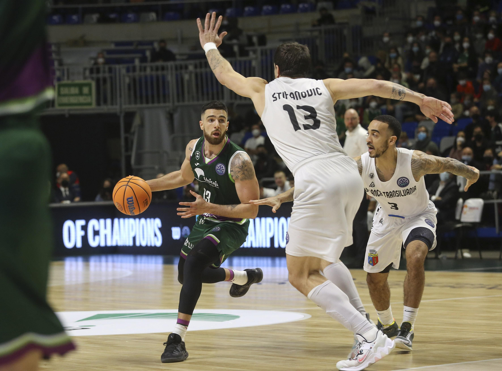 Francis Alonso, en un lance del juego.