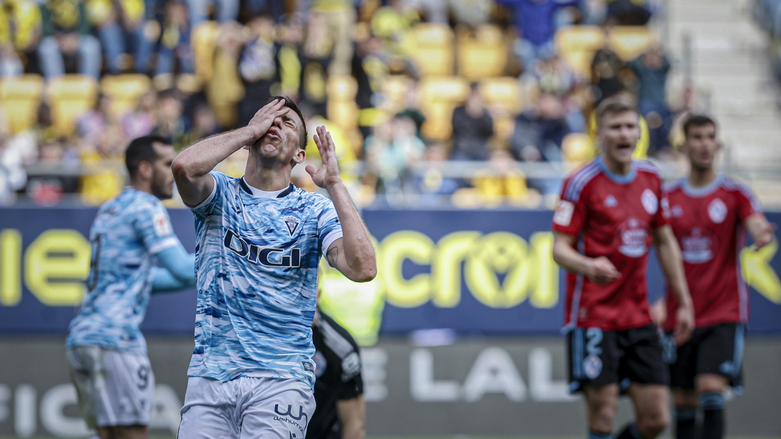 Partido de fútbol Cádiz CF - RC Celta.