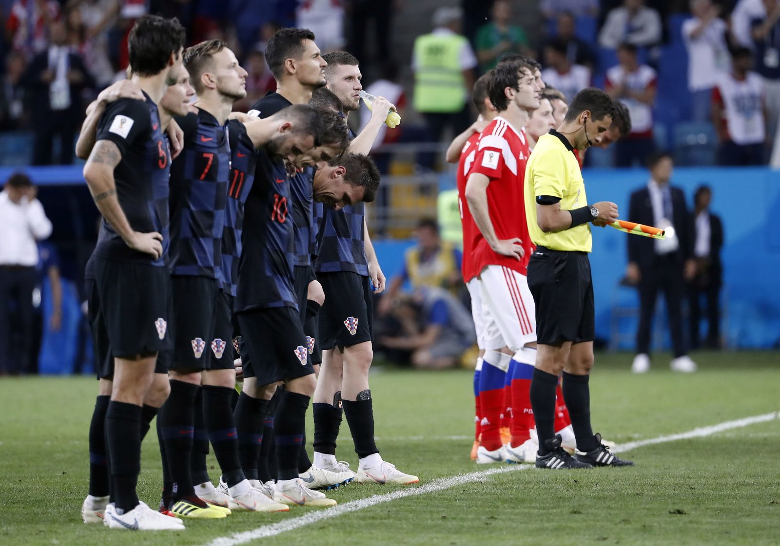 Las imágenes del Rusia-Croacia