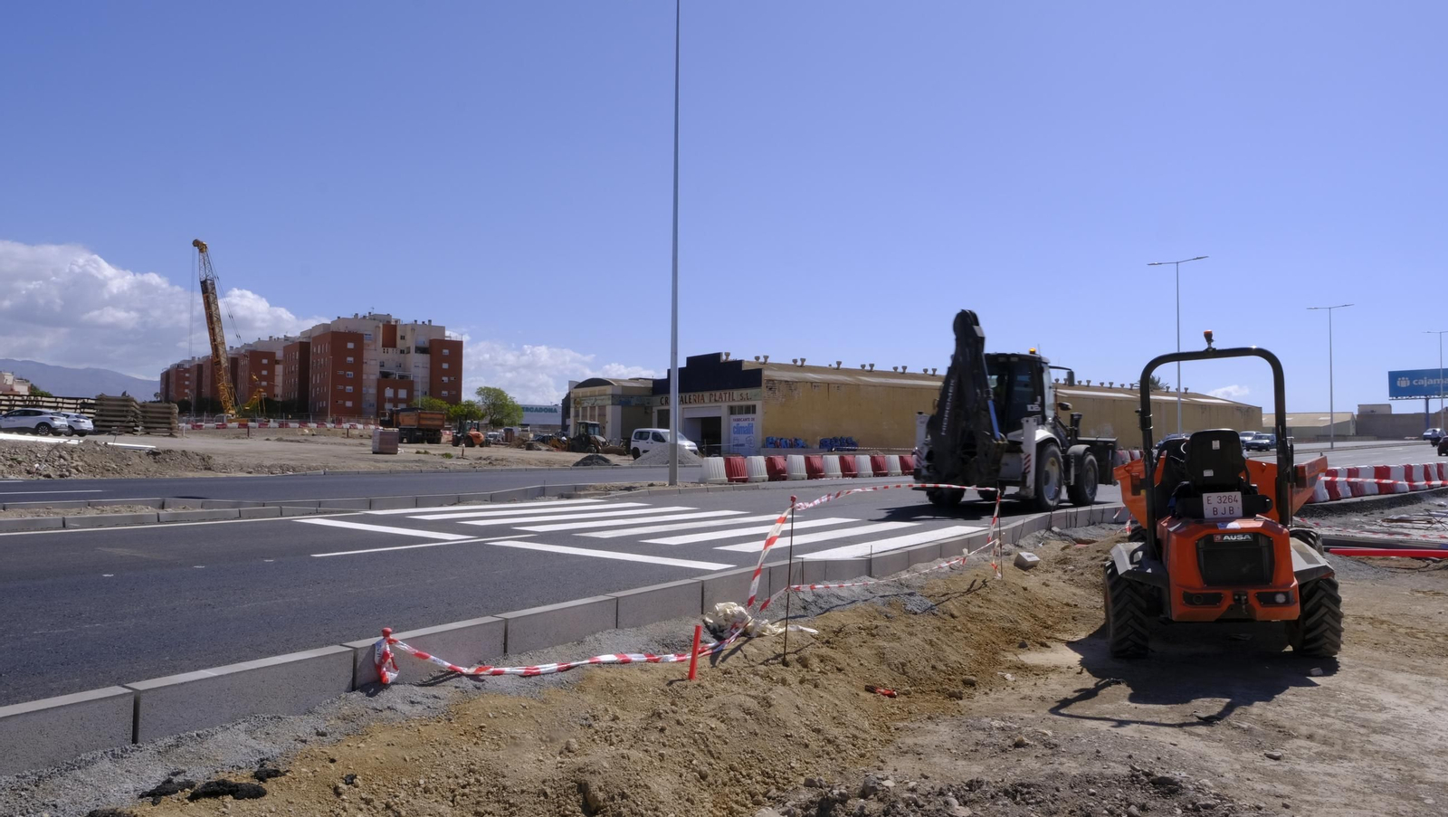 Las obras del soterramiento en Almería, en imágenes