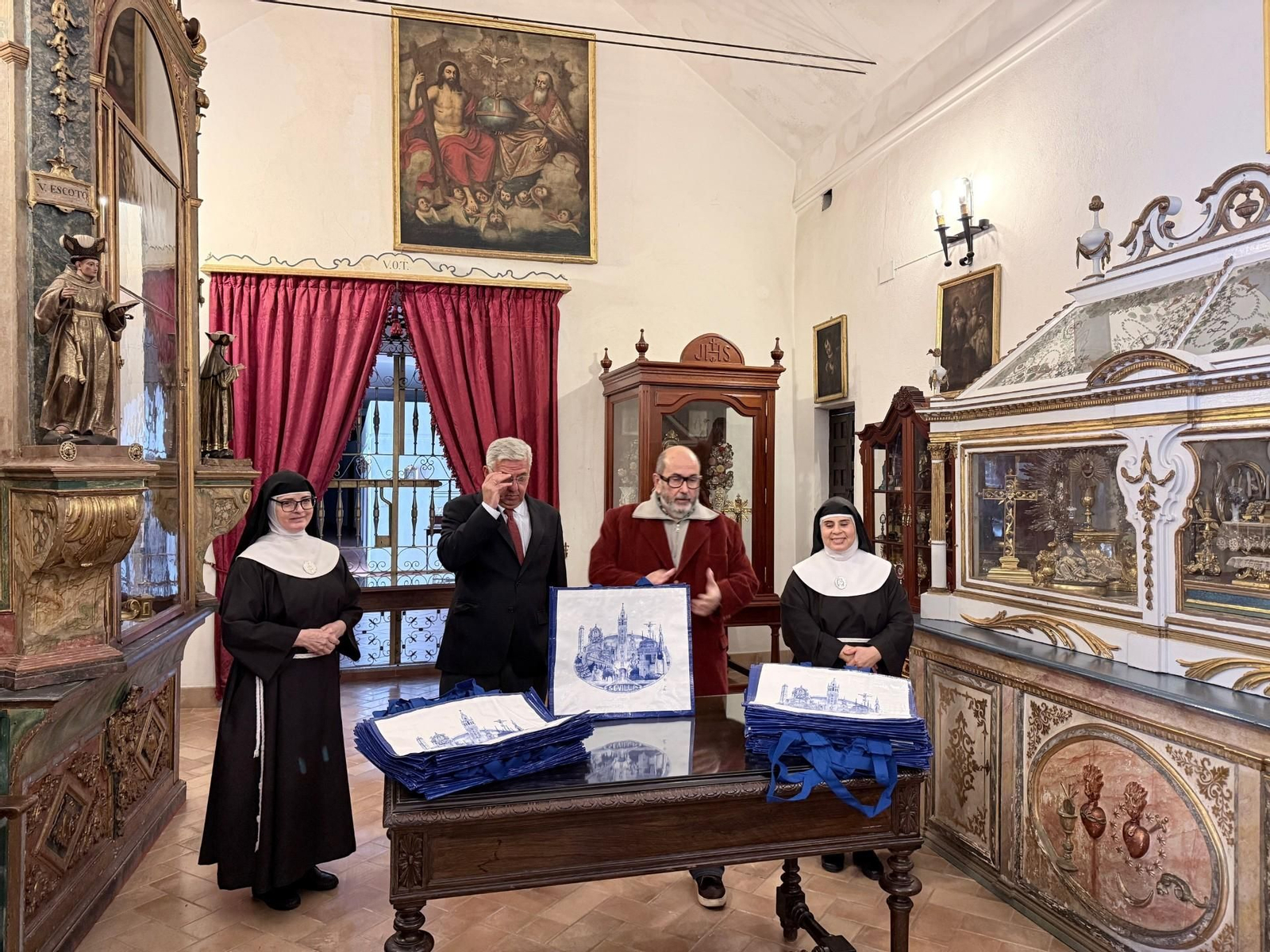 La presentación de la bolsa.