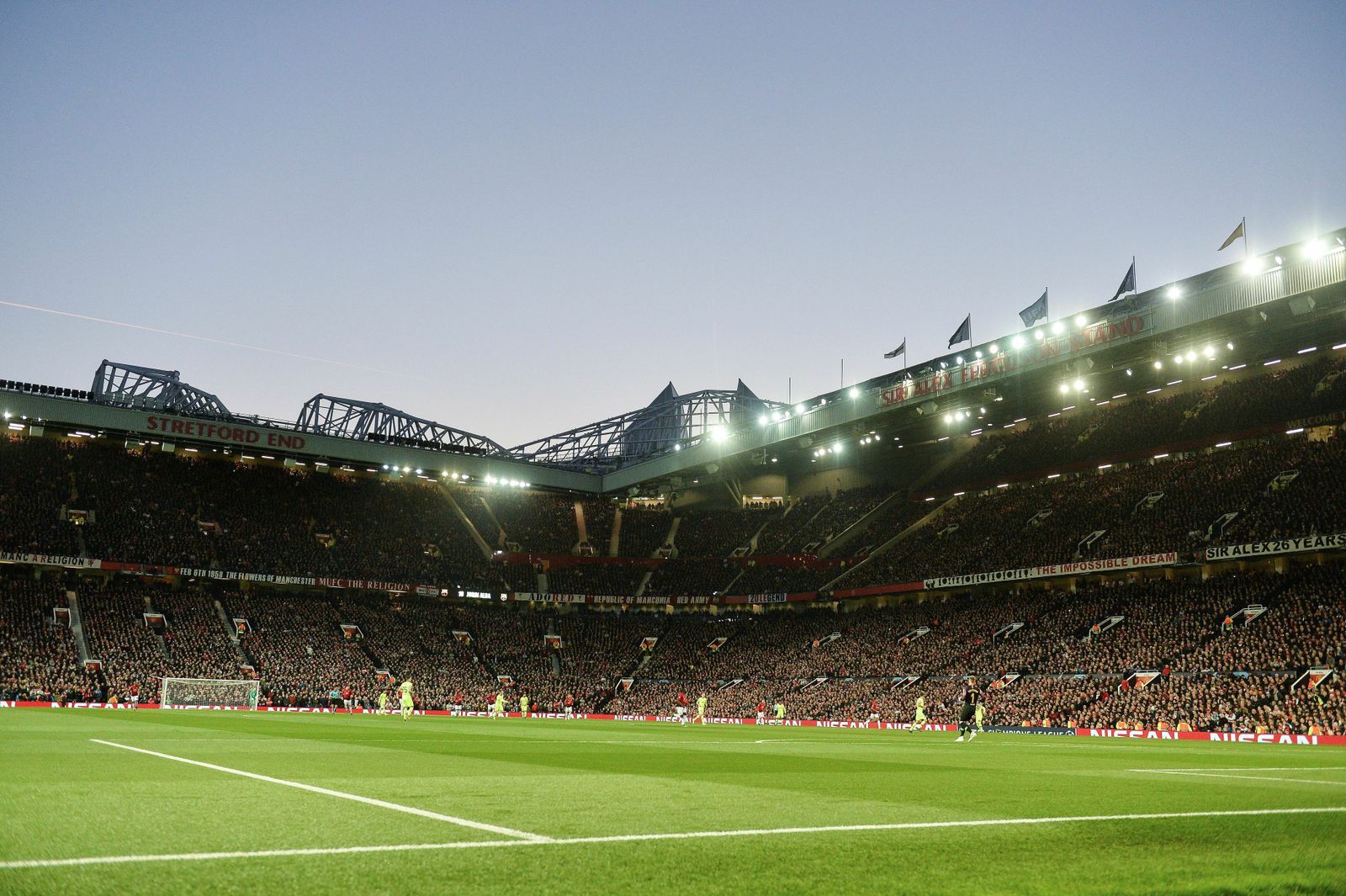 Las imágenes del Manchester United-Barcelona FC