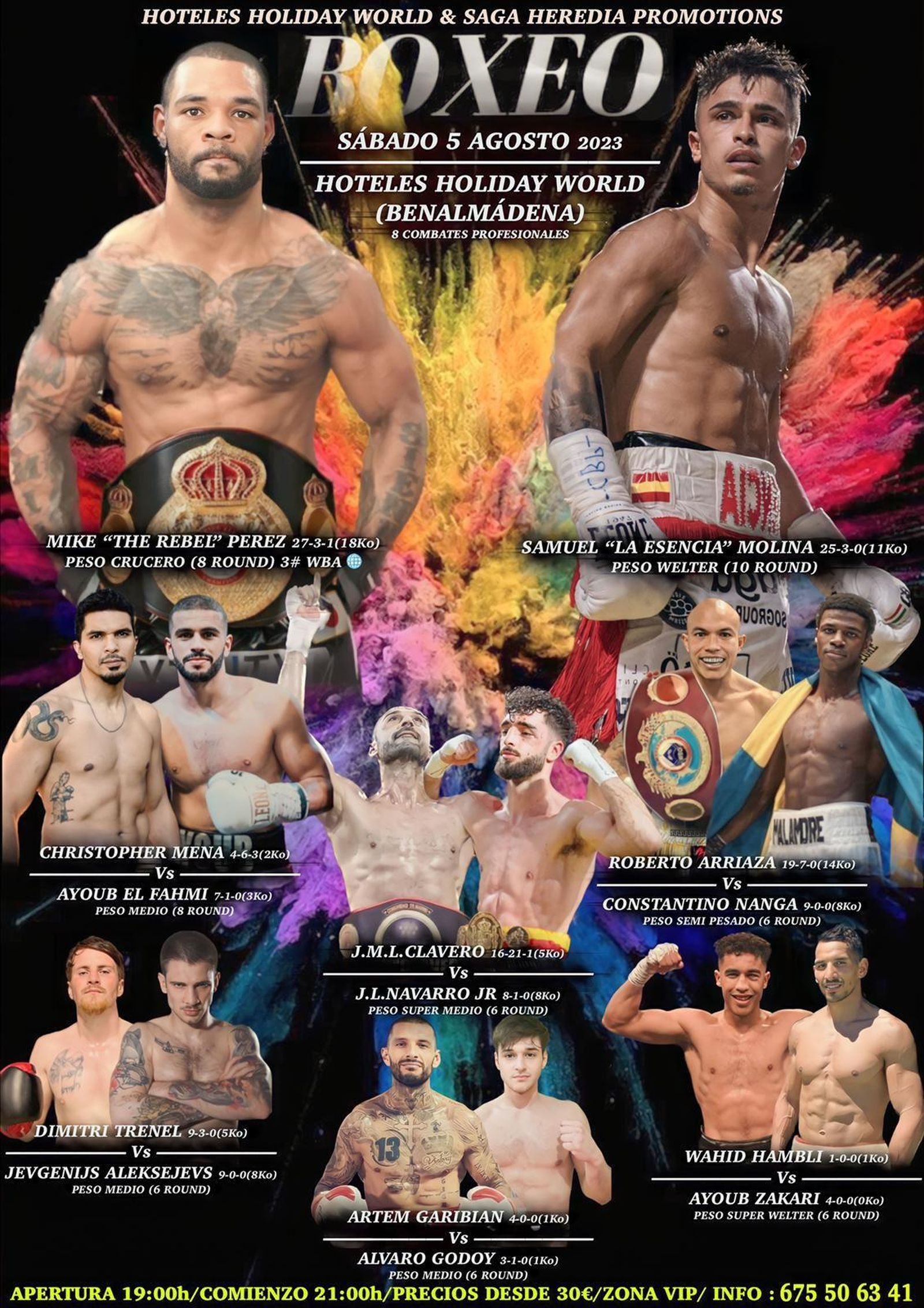 Holiday World Resort albergará la velada del año en la Costa del Sol