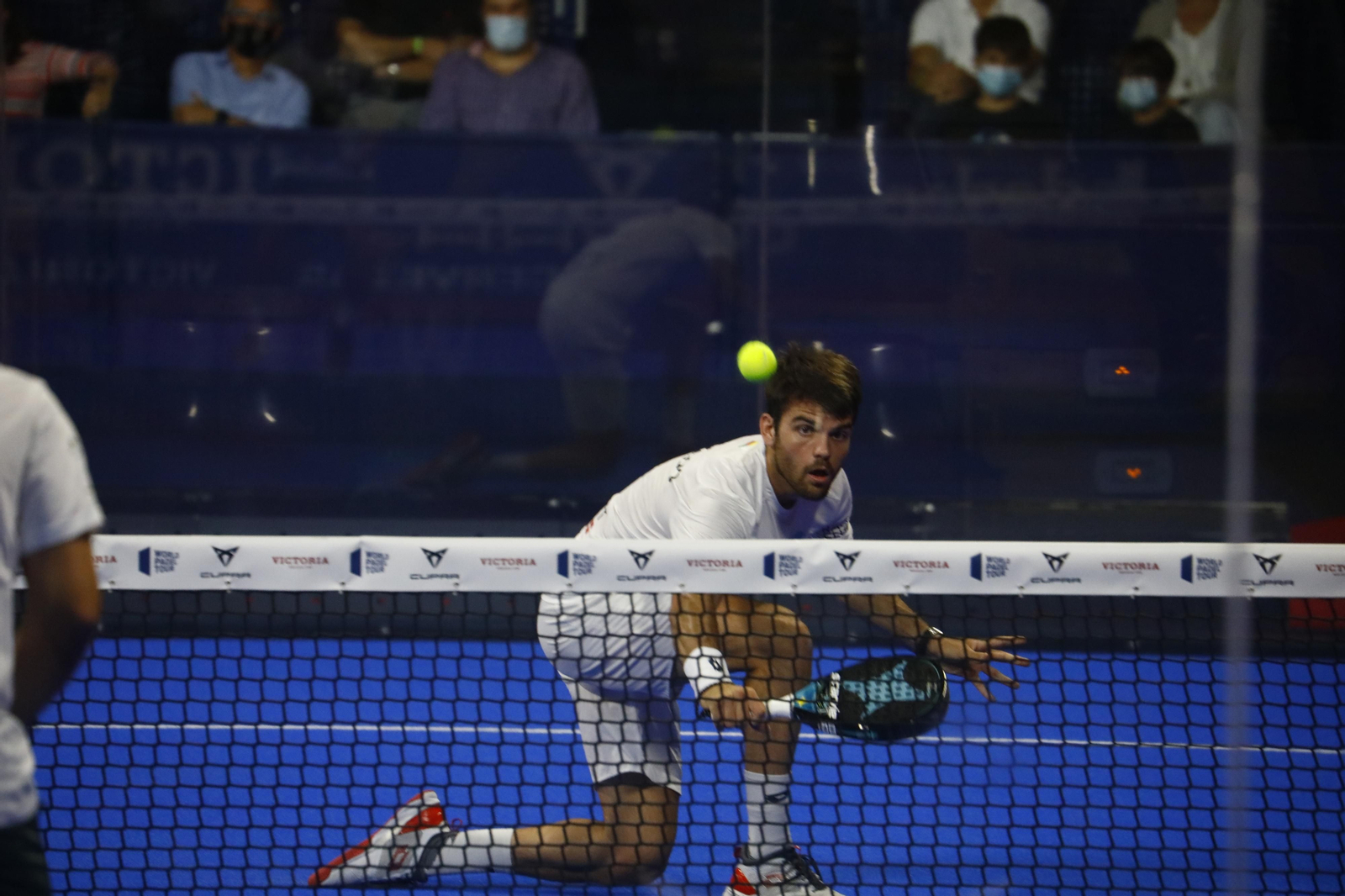 La cara y la cruz de Javi Garrido y Xisco Gil en el World Padel Tour de Córdoba, en imágenes
