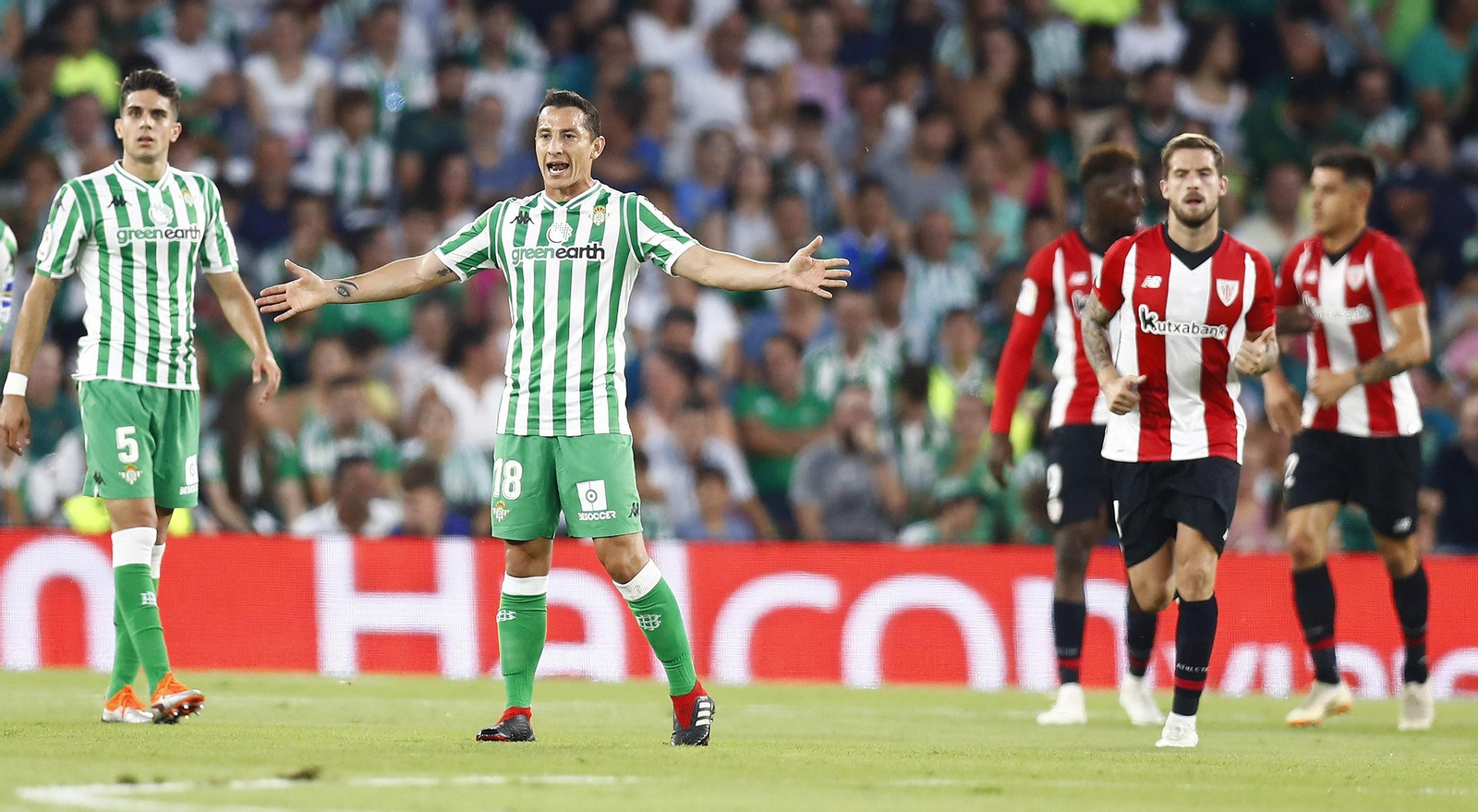El Betis-Athletic de Bilbao, en imágenes