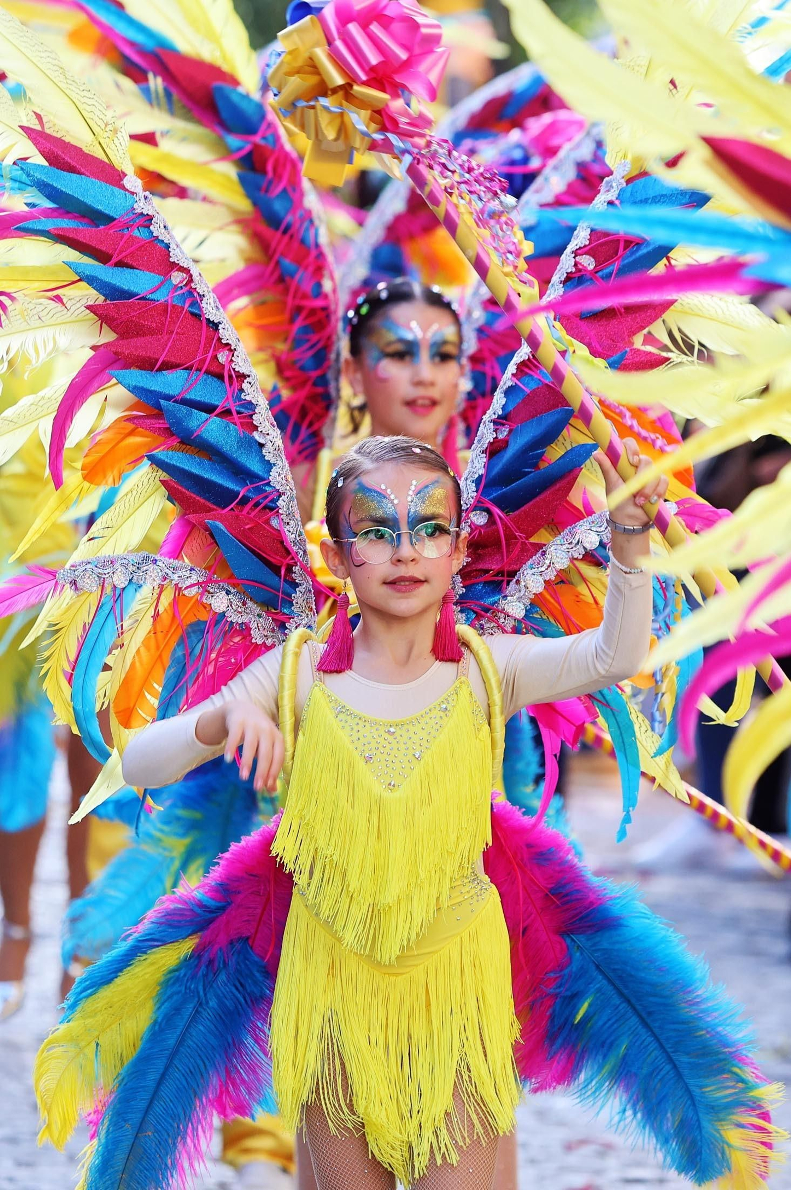 Imágenes de la cabalgata del Carnaval Colombino 2024