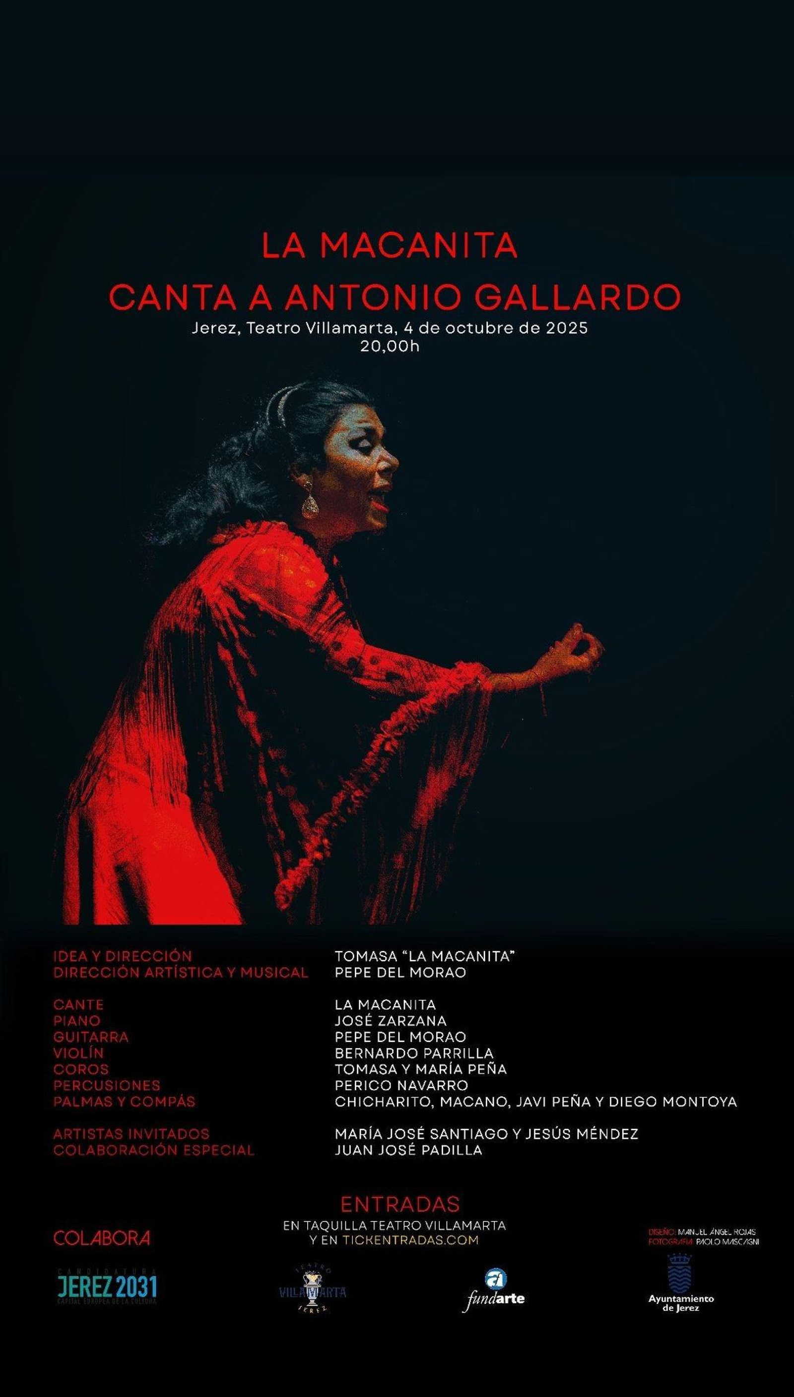 Cartel del espectáculo.