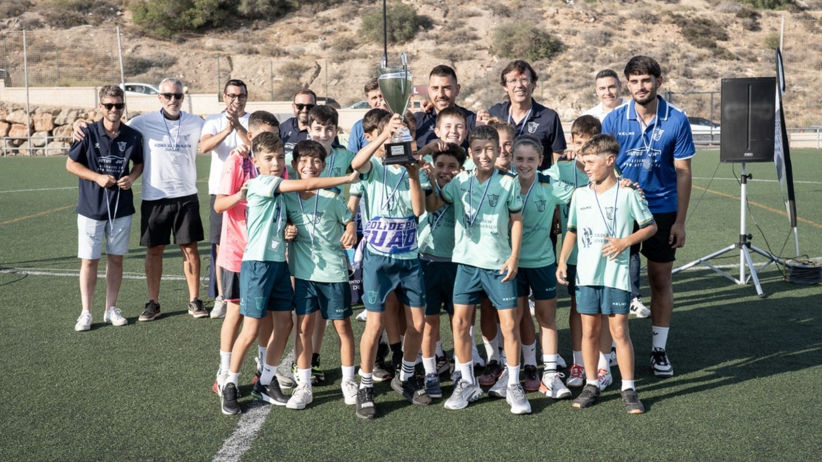 Uno de los equipos campeones de esta temporada del club almeriense.