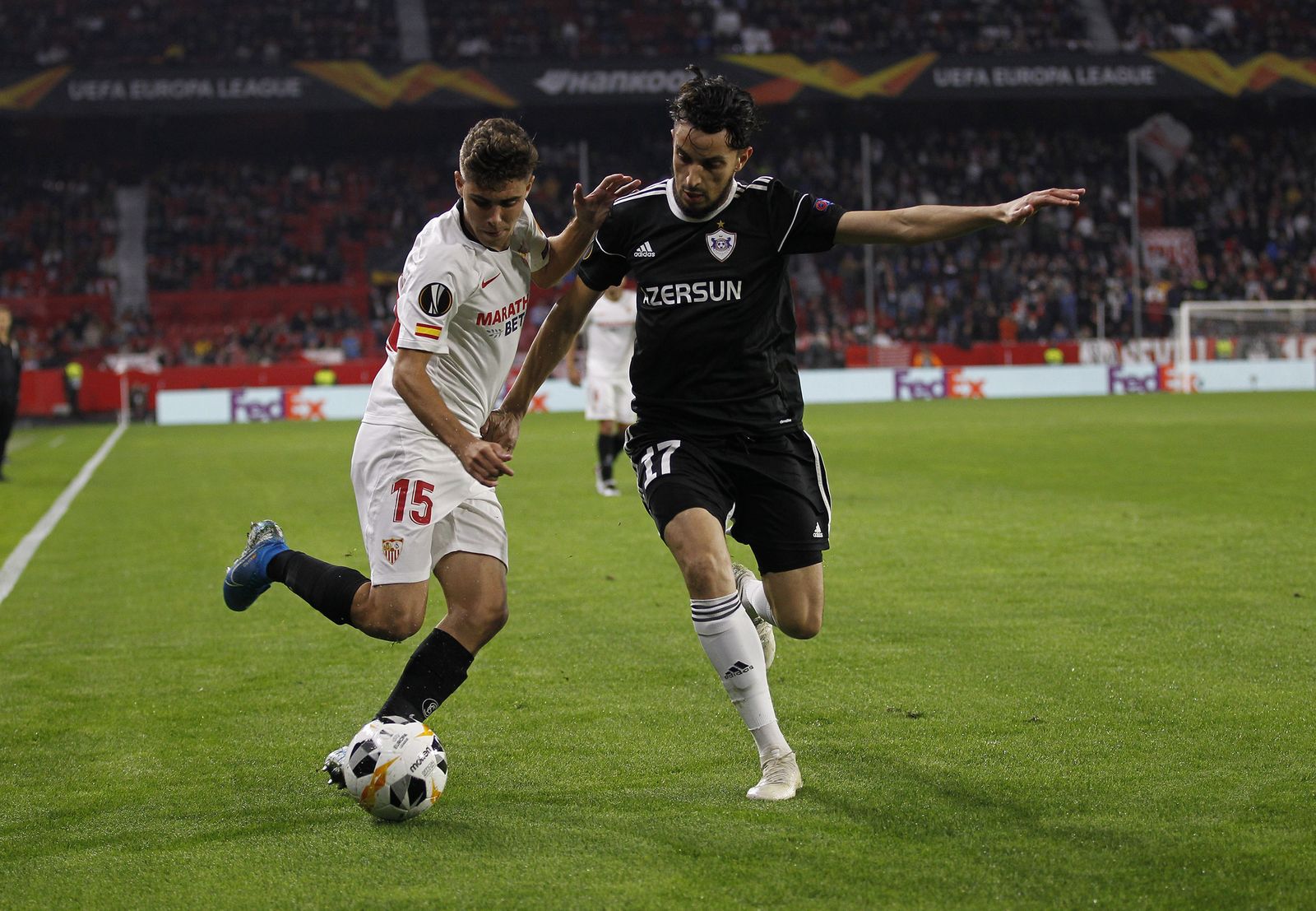 La imágenes del Sevilla fc-Qarabag Fk