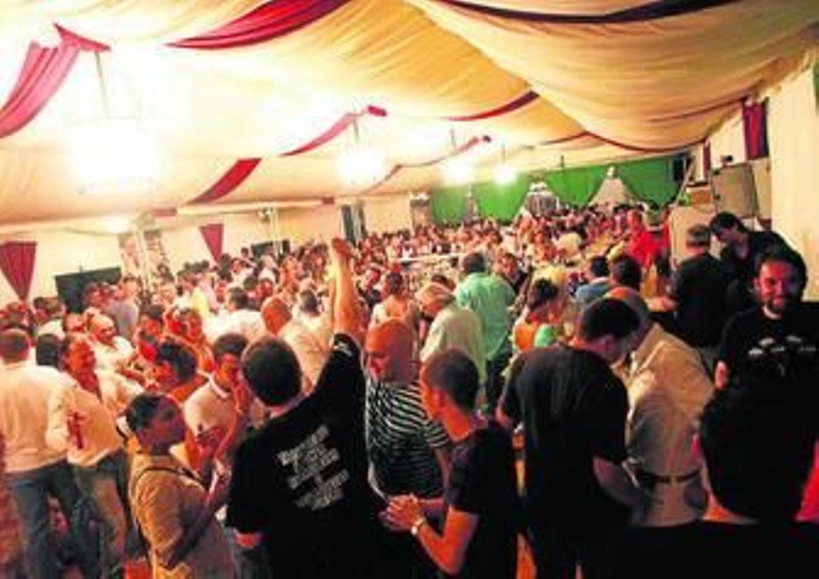 Imagen del interior de la caseta, el año pasado.