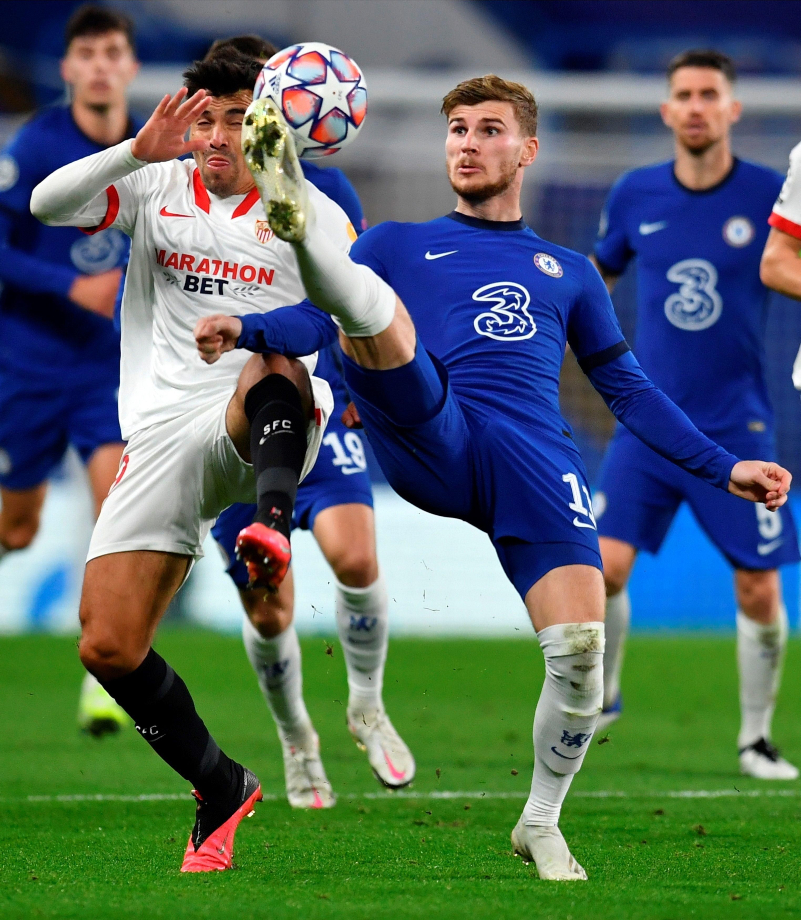 Las imágenes del Chelsea-Sevilla
