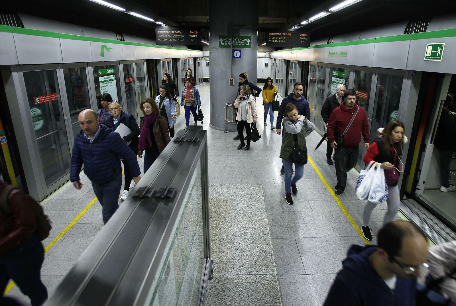 El metro parará entre las 21:00 y las 1:00 horas esta Nochevieja.