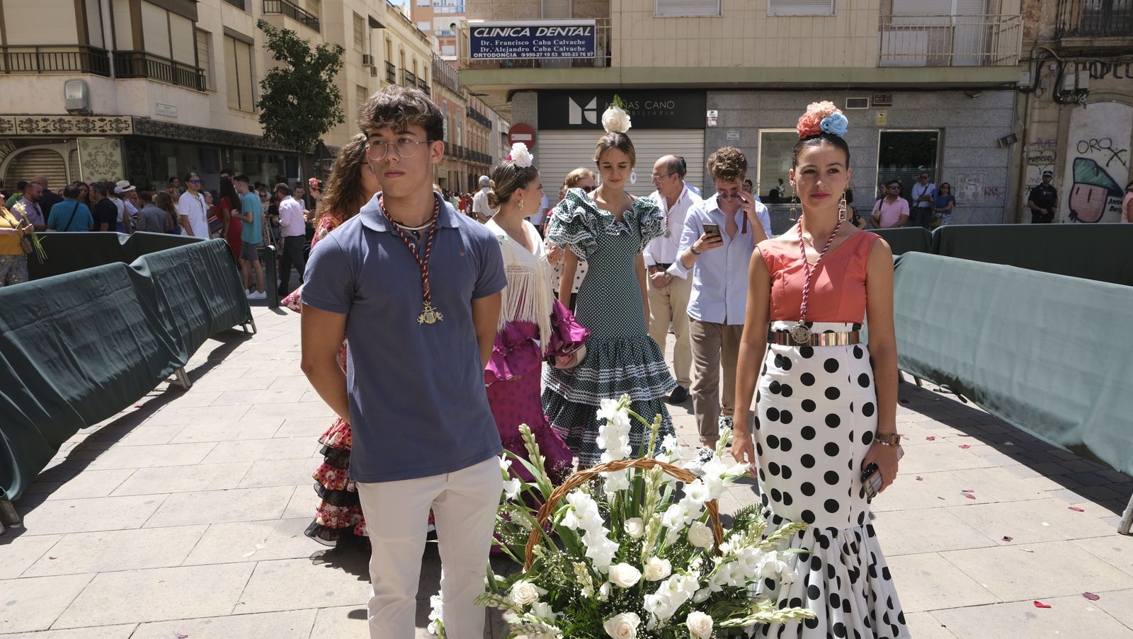 Imágenes de la ofrenda floral a la Virgen del Mar. Feria de Almería 2022