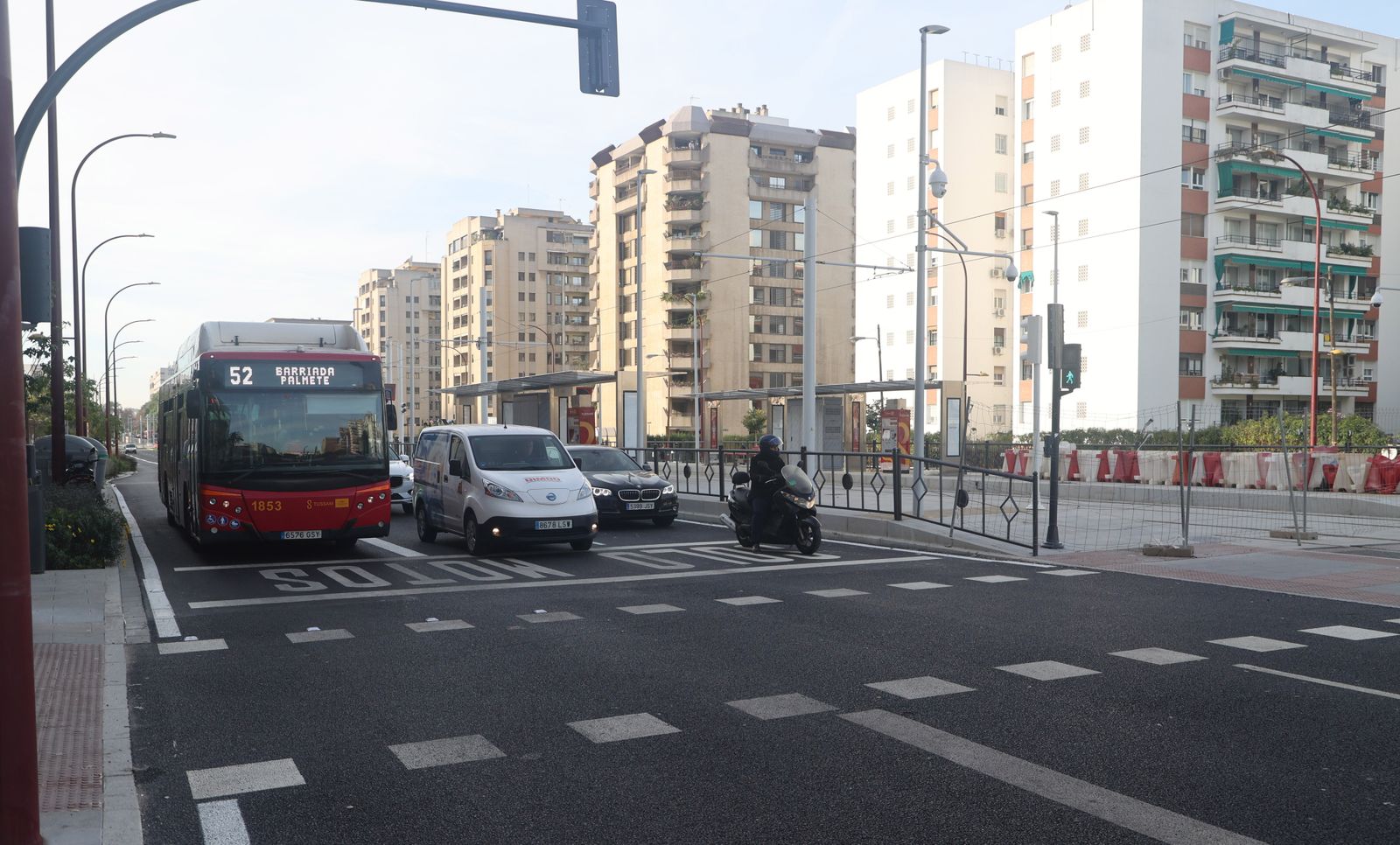 Apertura al tráfico de la Avda San Francisco Javier