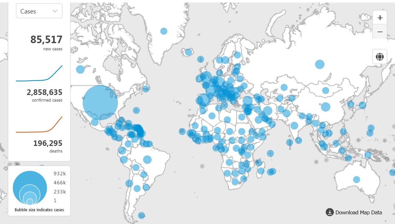 La OMS confirma casi 200.000 muertes por coronavirus