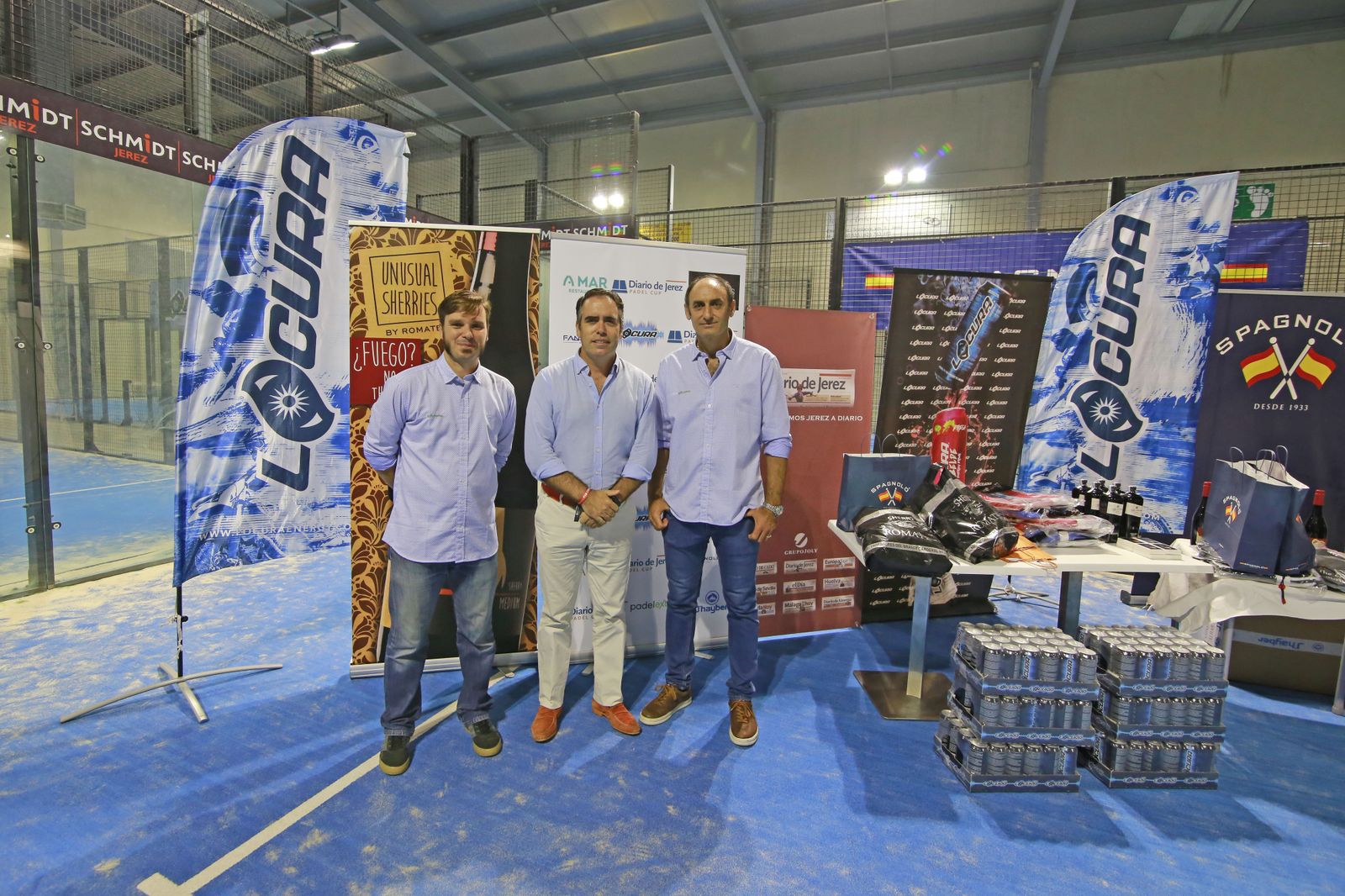 Entrega de premios de la IV Diario de Jerez Pádel Cup