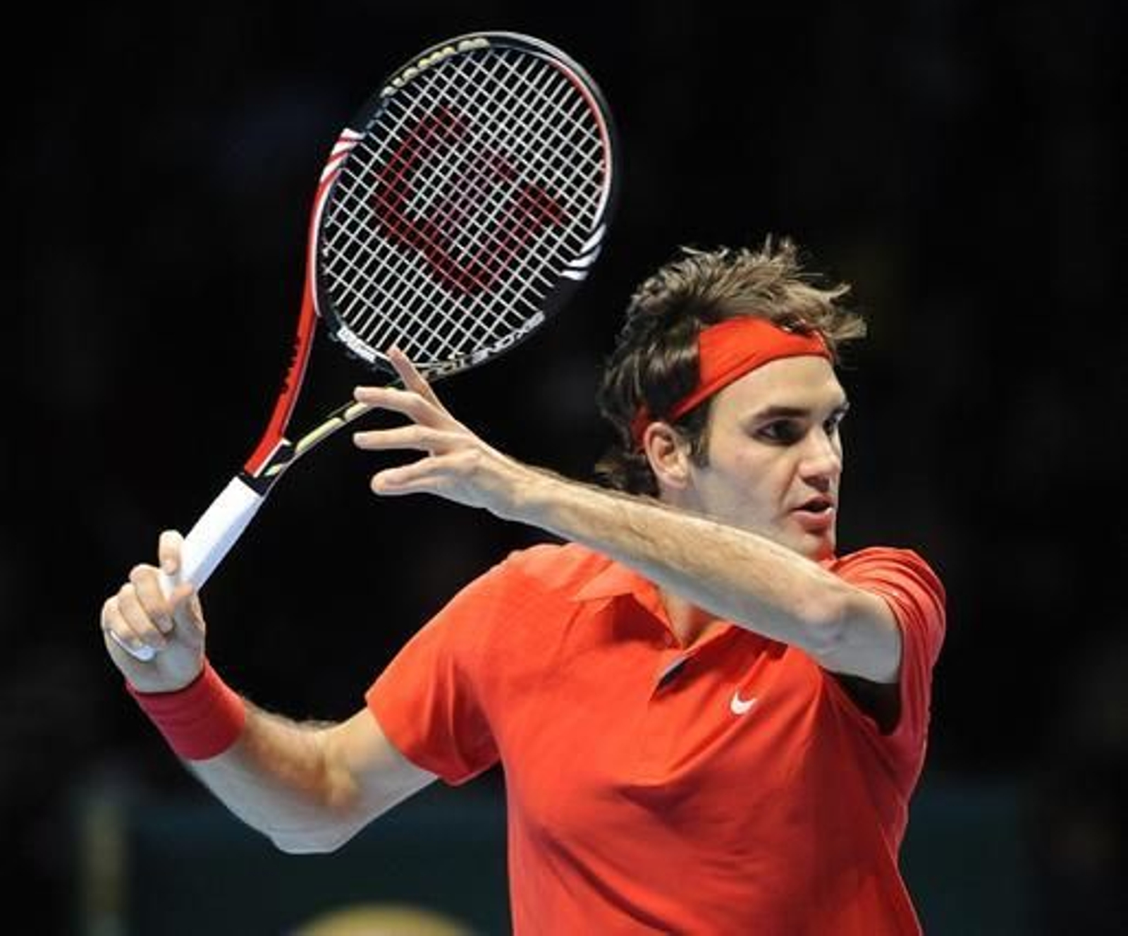 Federer durante el partido

Foto: REUTERS/AFP