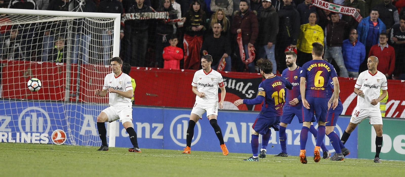 El Sevilla FC-Barcelona, en imágenes