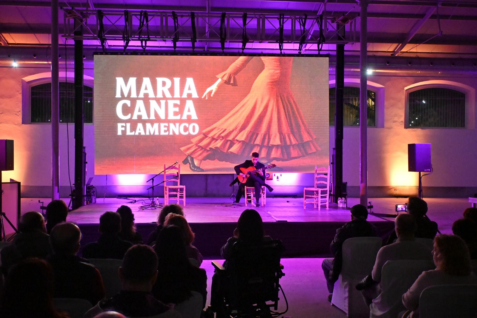 Imágenes del espectáculo de la bailaora María Canea en Huelva