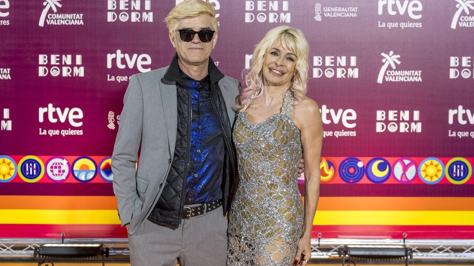 El dúo Nebulossa que acude con 'Zorra',  en la fiesta de apertura del Benidorm Fest