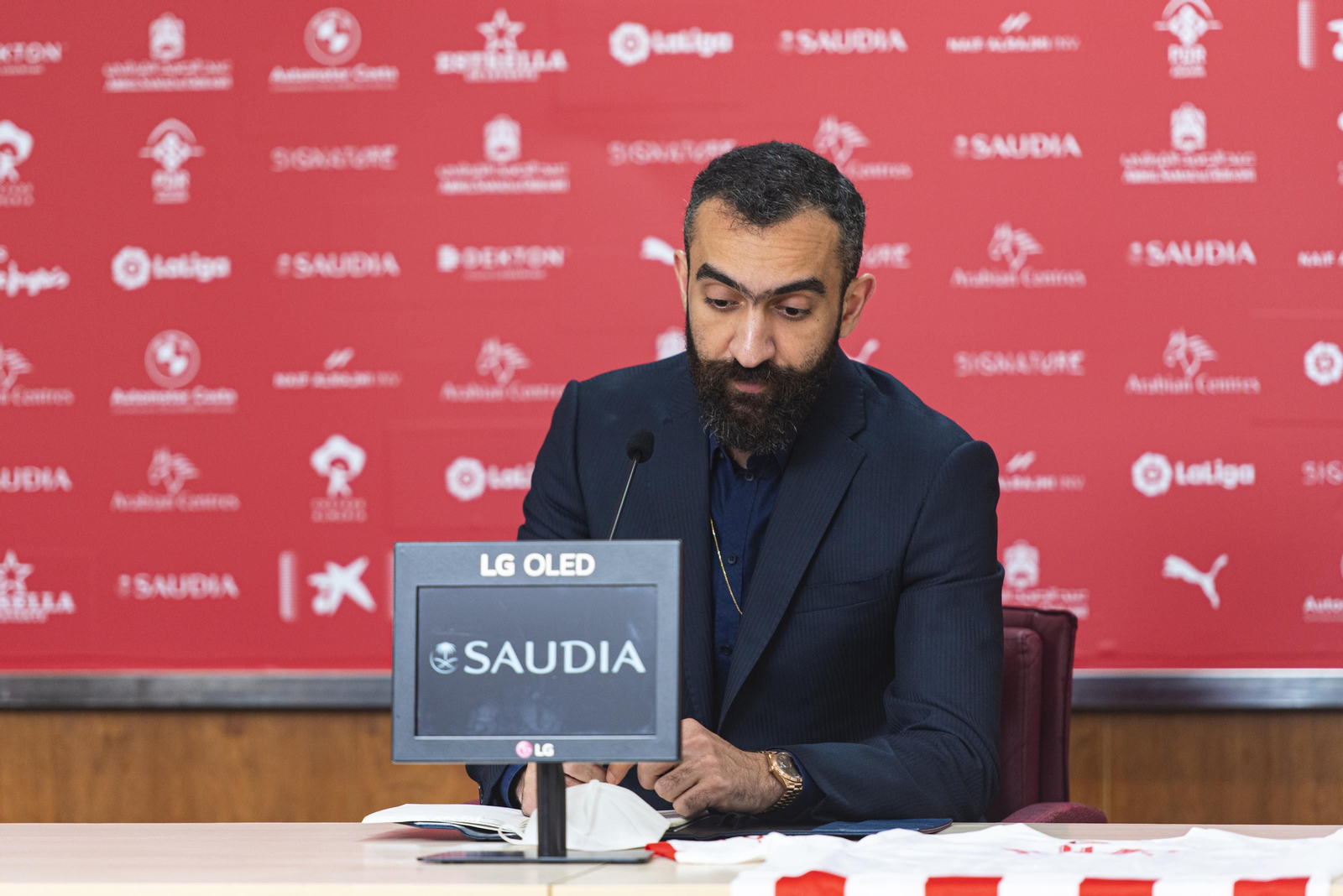 Presentación de Rubi como nuevo entrenador del Almería