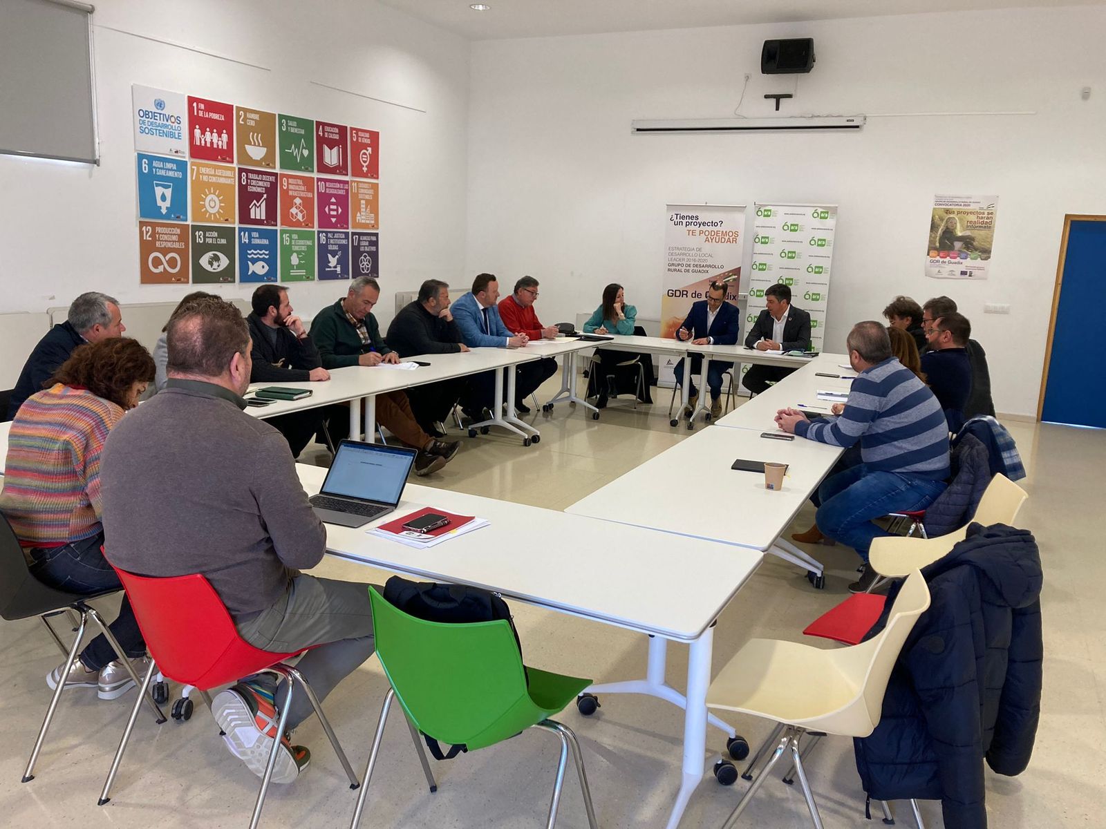 Reunión en el GDR de Guadix