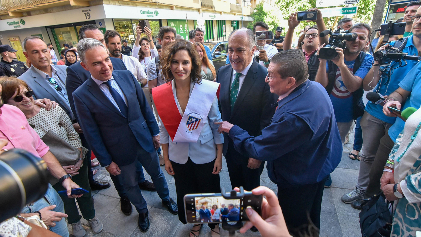Fotos de Isabel Díaz Ayuso en Algeciras
