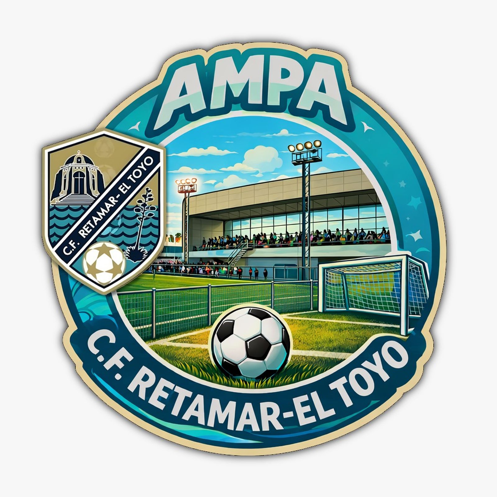 Logo del AMPA del CF Retamar-El Toyo creado recientemente.