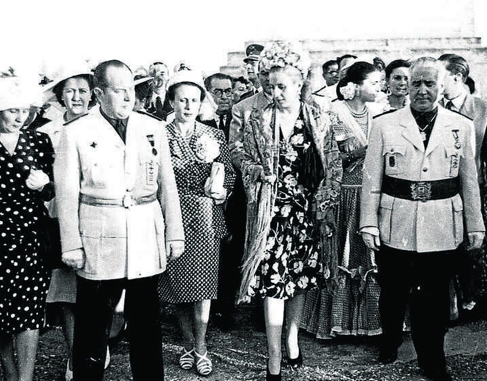 Junio de 1947, Eva Duarte de Perón visita Sevilla.