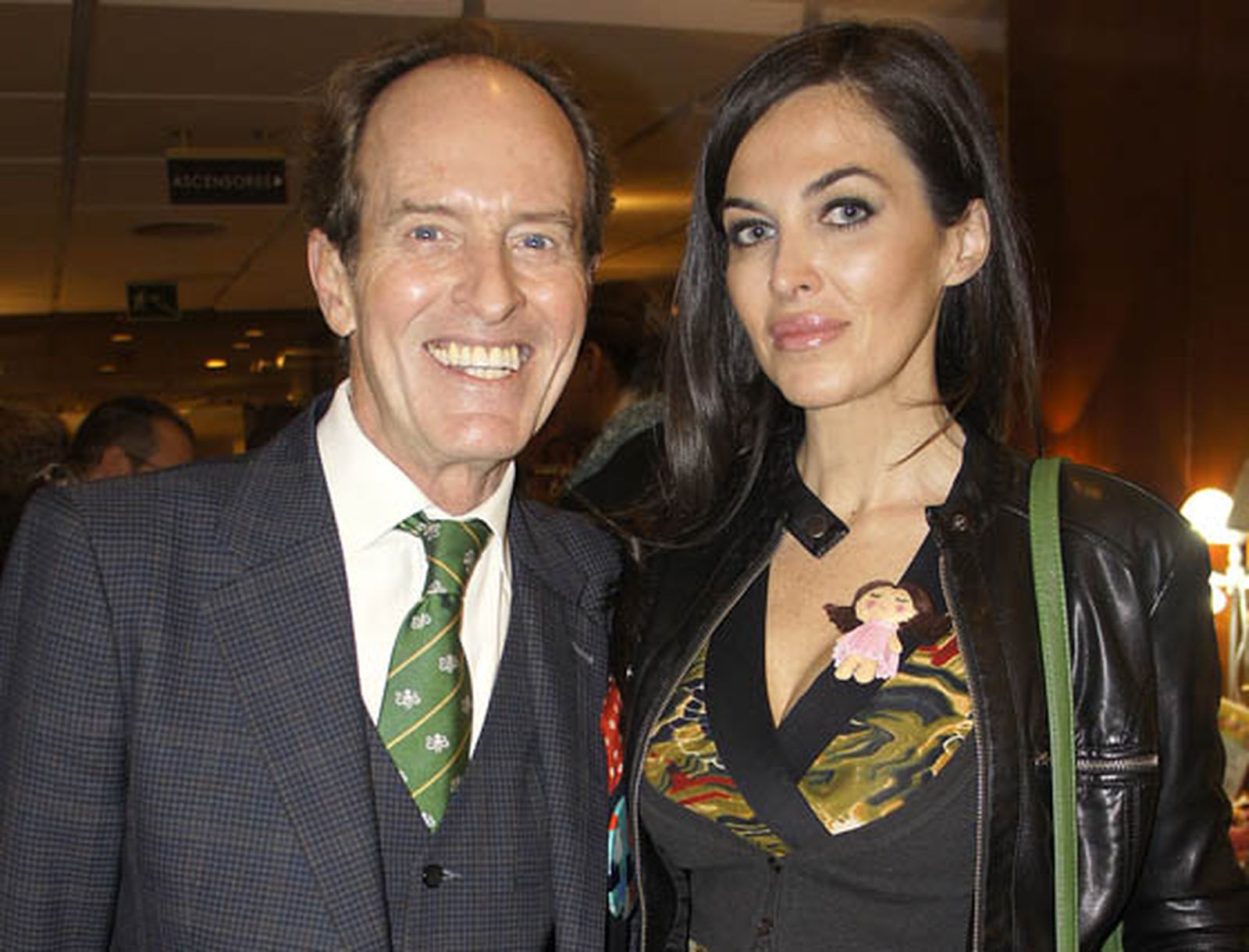 Carlos Telmo y la periodista y presentadora Carolina Martín.

Foto: Victoria Ramírez