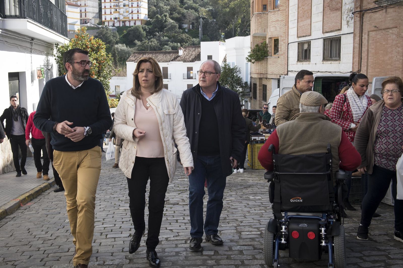 Las imágenes de Susana Díaz en Alcalá de los Gazules