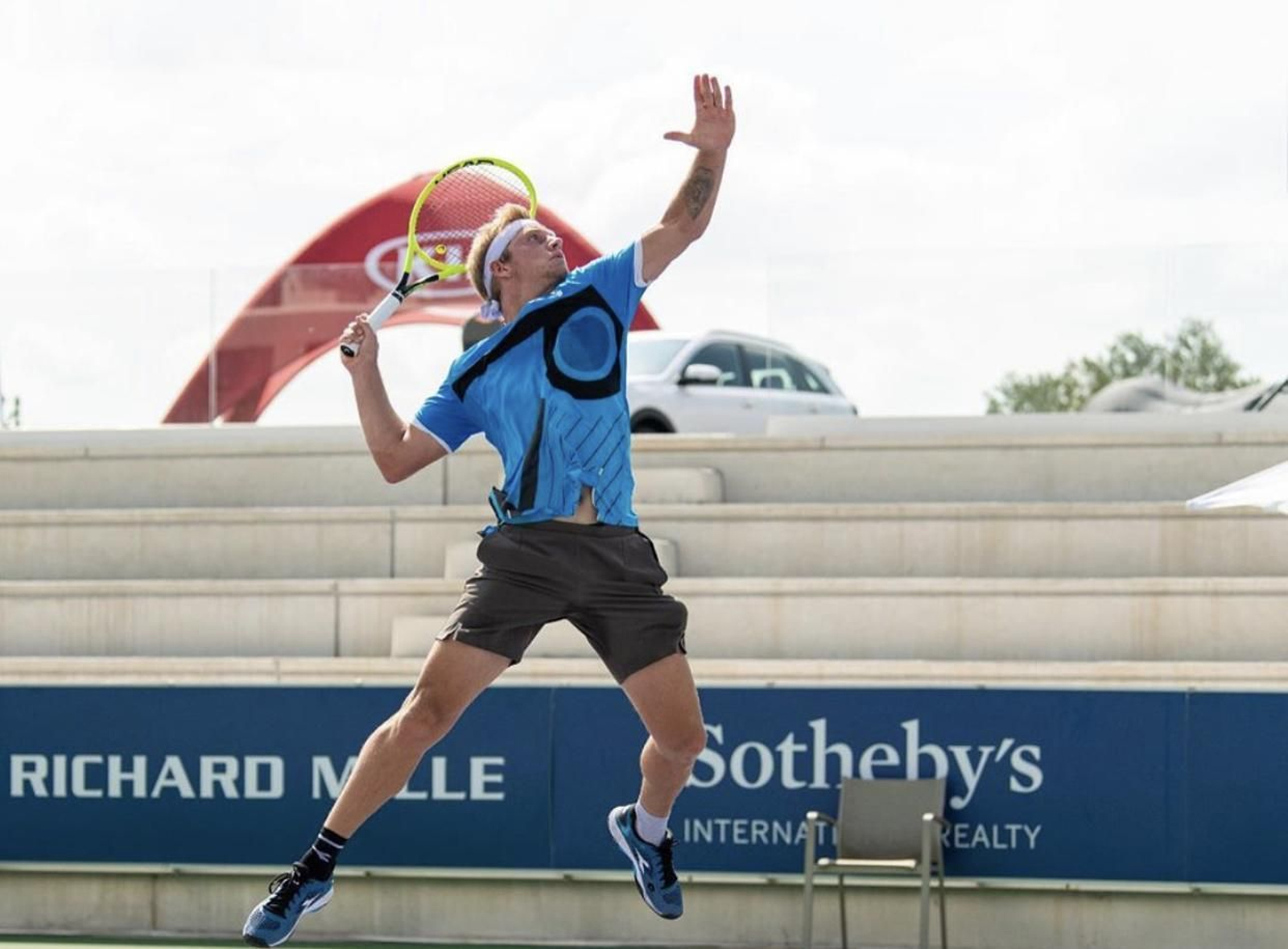 Alejandro Davidovich, en un partido.