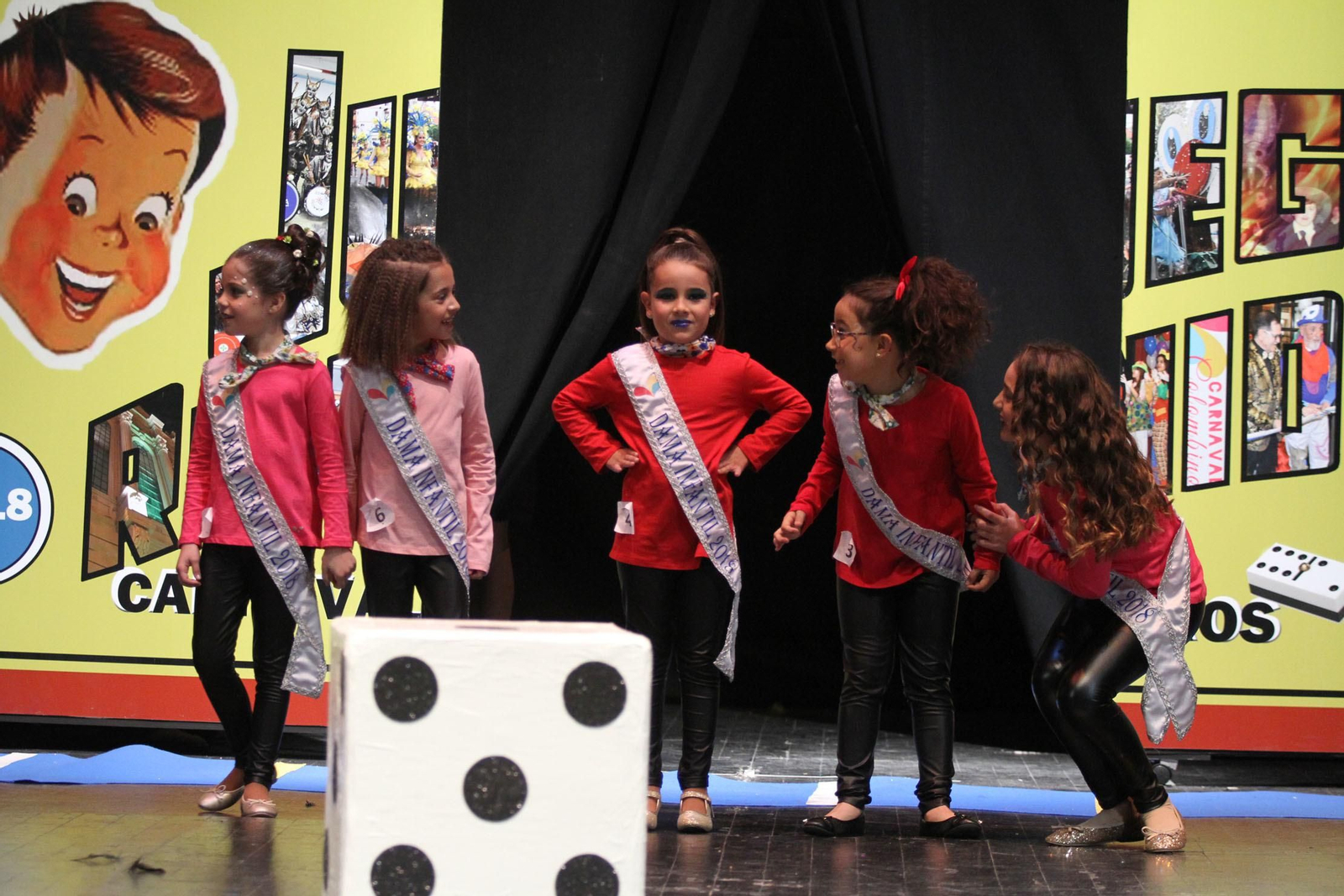 Gala de la coronación de  la choquera mayor e infantil del Carnaval Colombino 2018