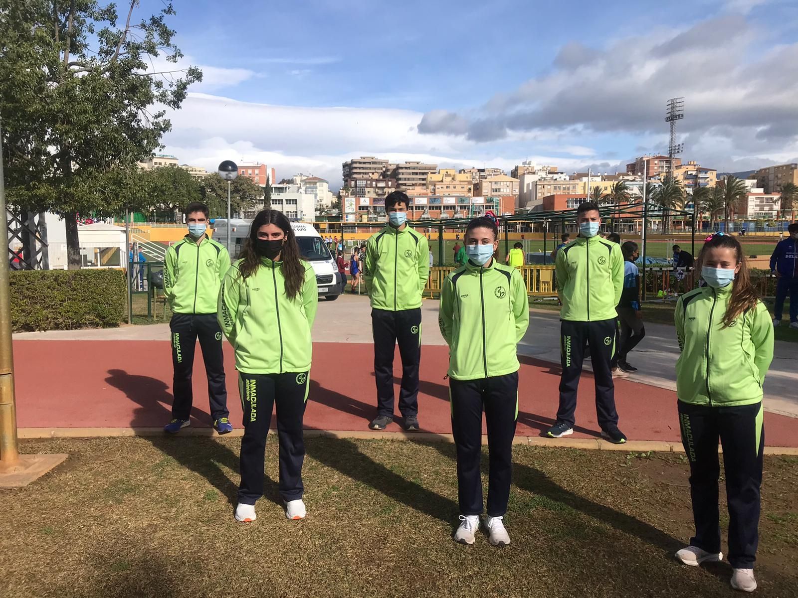 Los pupilos del Club Inmaculada en Carranque.