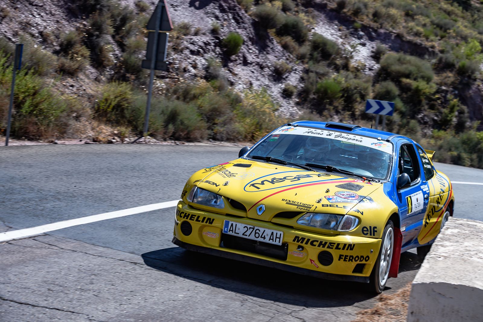 Zapata se impuso al volante de un Renault Megane